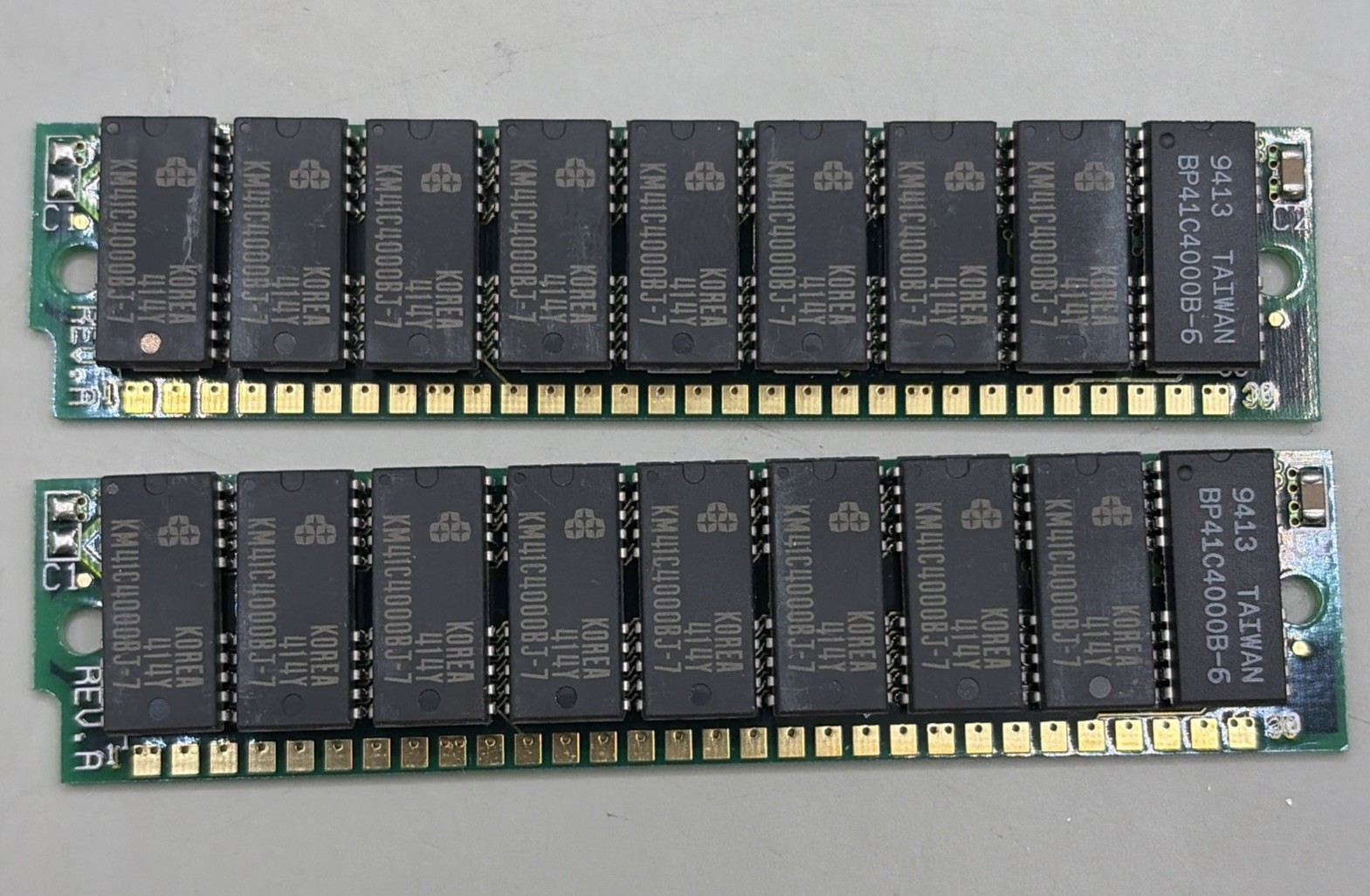 8MB 2x4MB 30-Pin 9-chip 70ns Parity FPM Memory SIMM Apple Vintage NOS