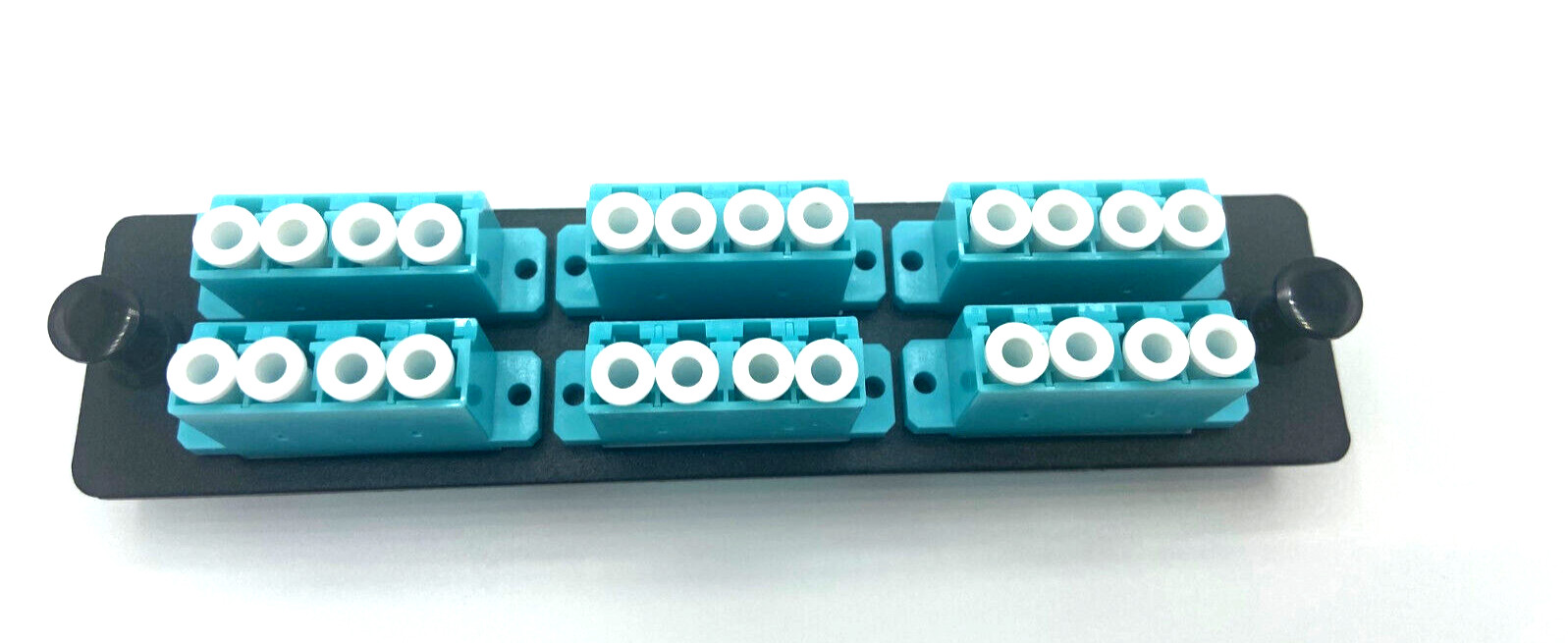 LGX LC 24 ports Fiber Optic Adapter Panel, Multi mode OM3 OM4 AQUA 10 GIG