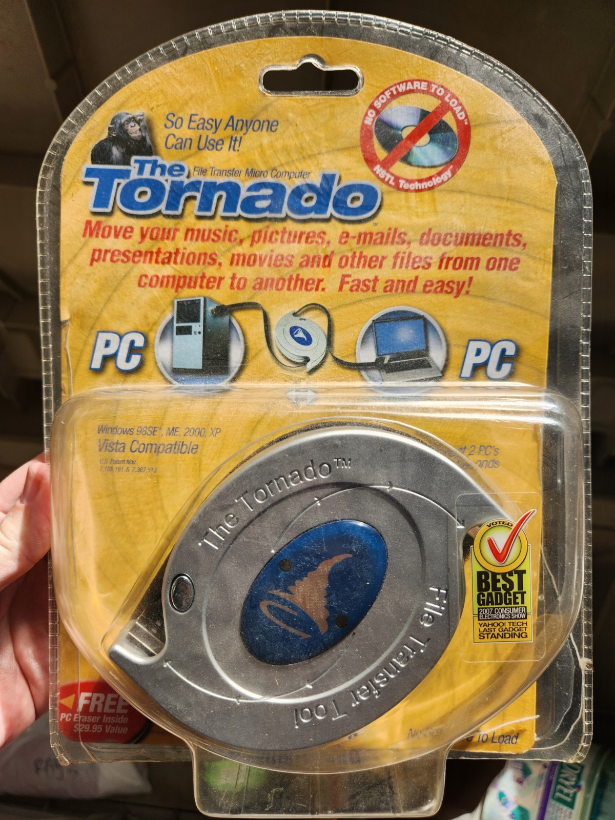 The Tornado PC File Transfer Tool 2009  Tech Computers Collectible 