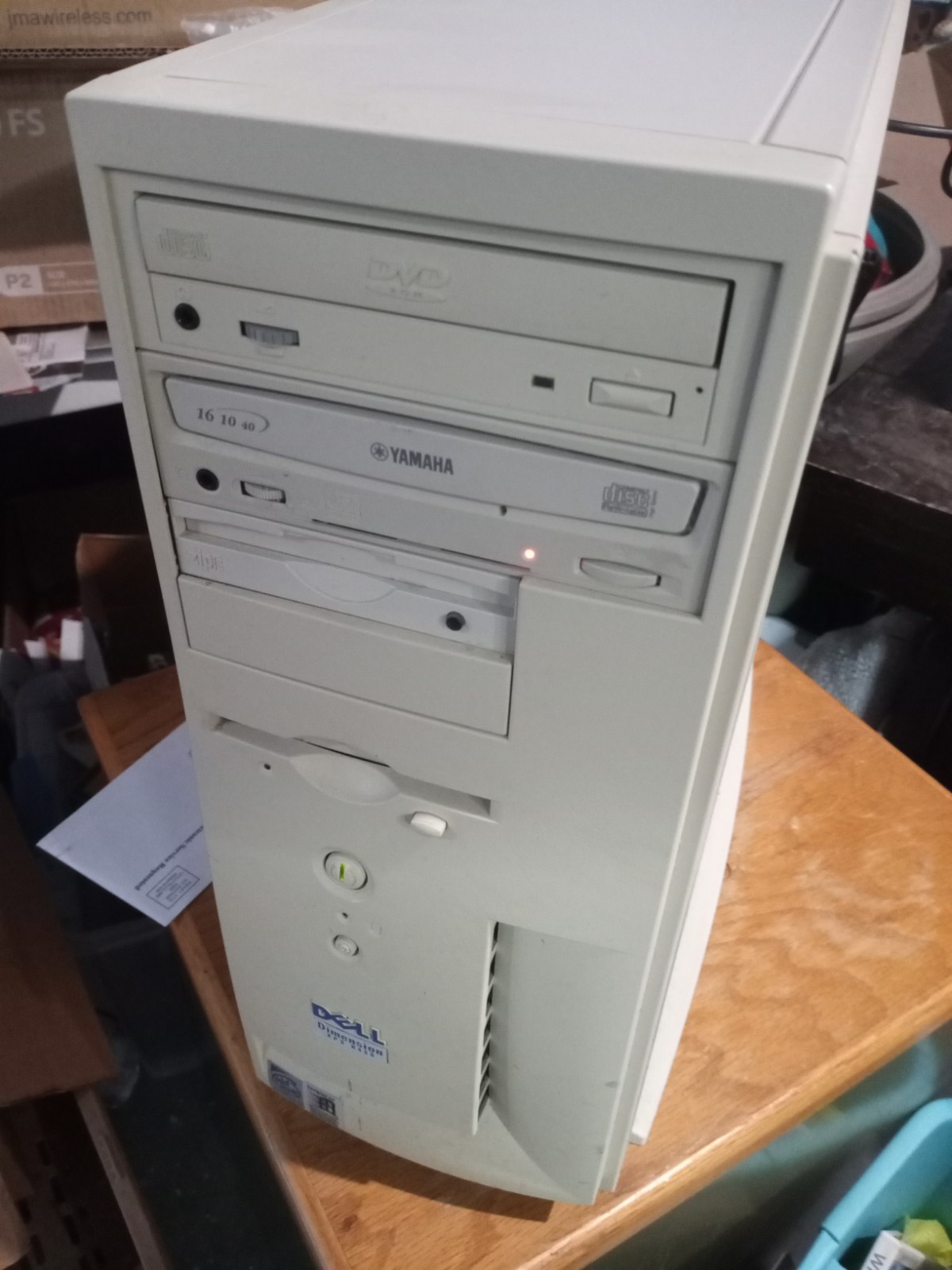 Retro Gaming Dell Dimension XPS R450 Desktop Powers On Not Fully Tested 