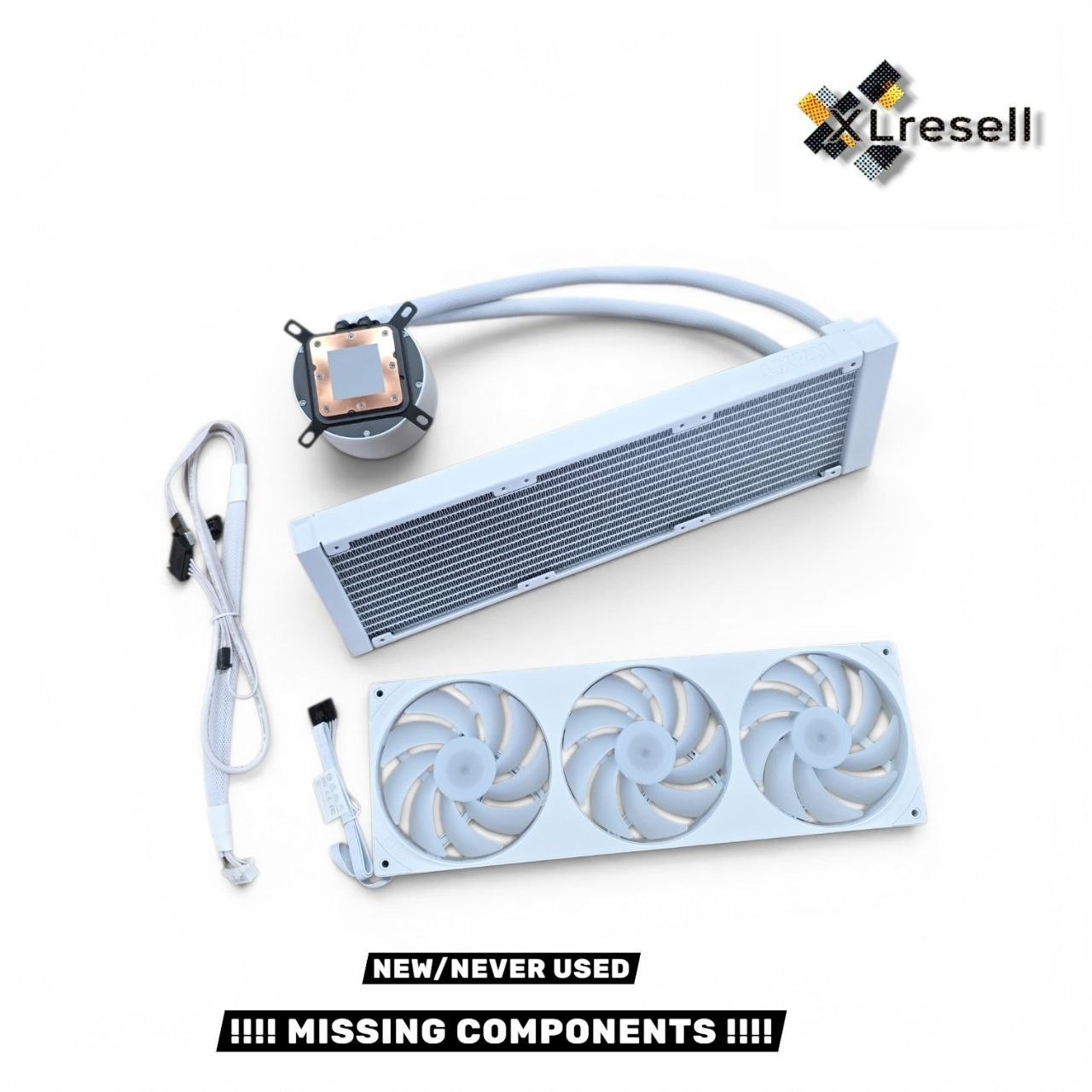 NZXT KRAKEN ELITE 360 RGB CORE 360MM AIO Liquid Cooler (WHITE) RL-KR36E-W2