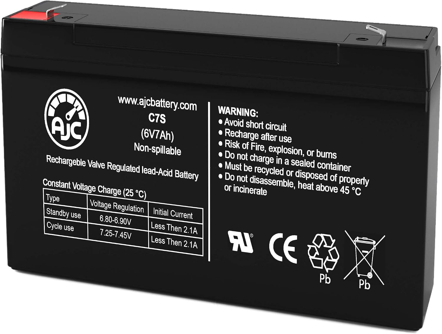 Battery Compatible with APC Smart-Ups SC SC620 6V 7Ah UPS Battery