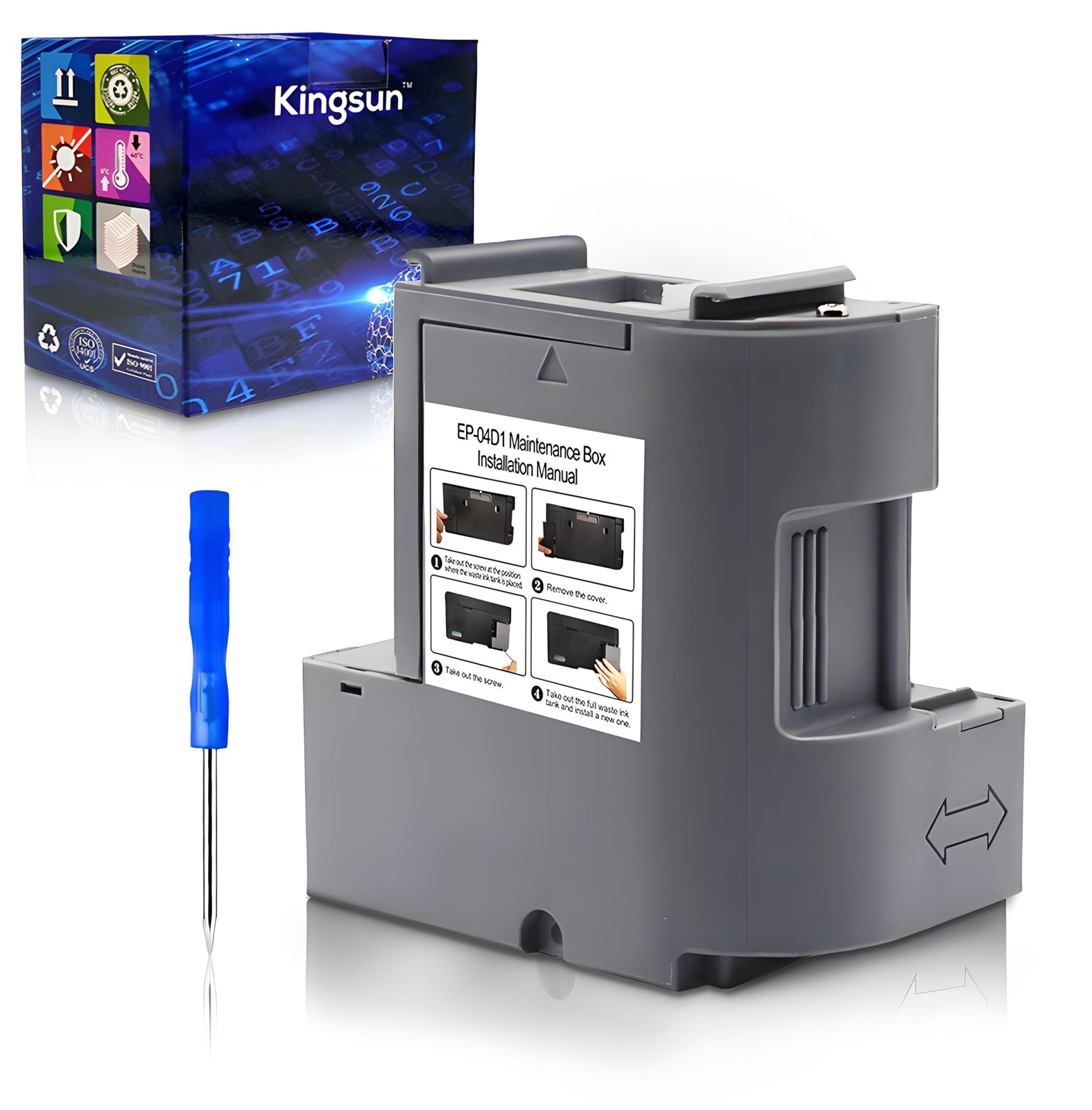 Ksumei T04d1 T04d100 Ink Maintenance Box 04D1 Ewmb2 Compatible With Ep