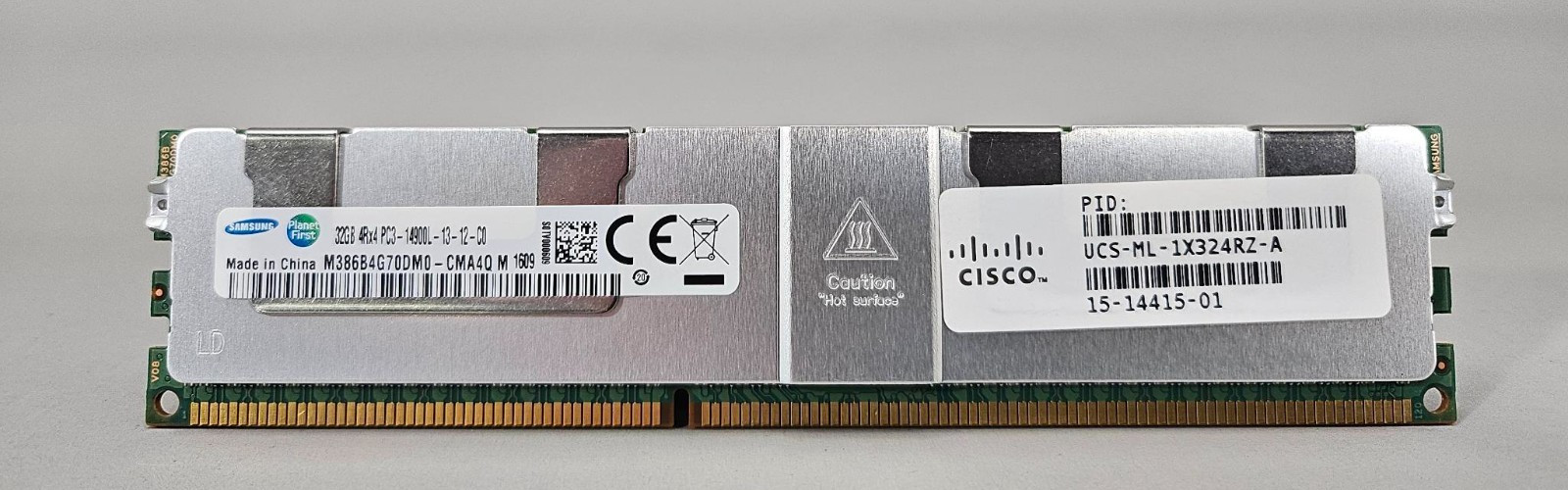 (1) Cisco UCS UCS-ML-1X324RZ-A 32GB 18666MHZ LR DIMM PC3-14900L DDR3