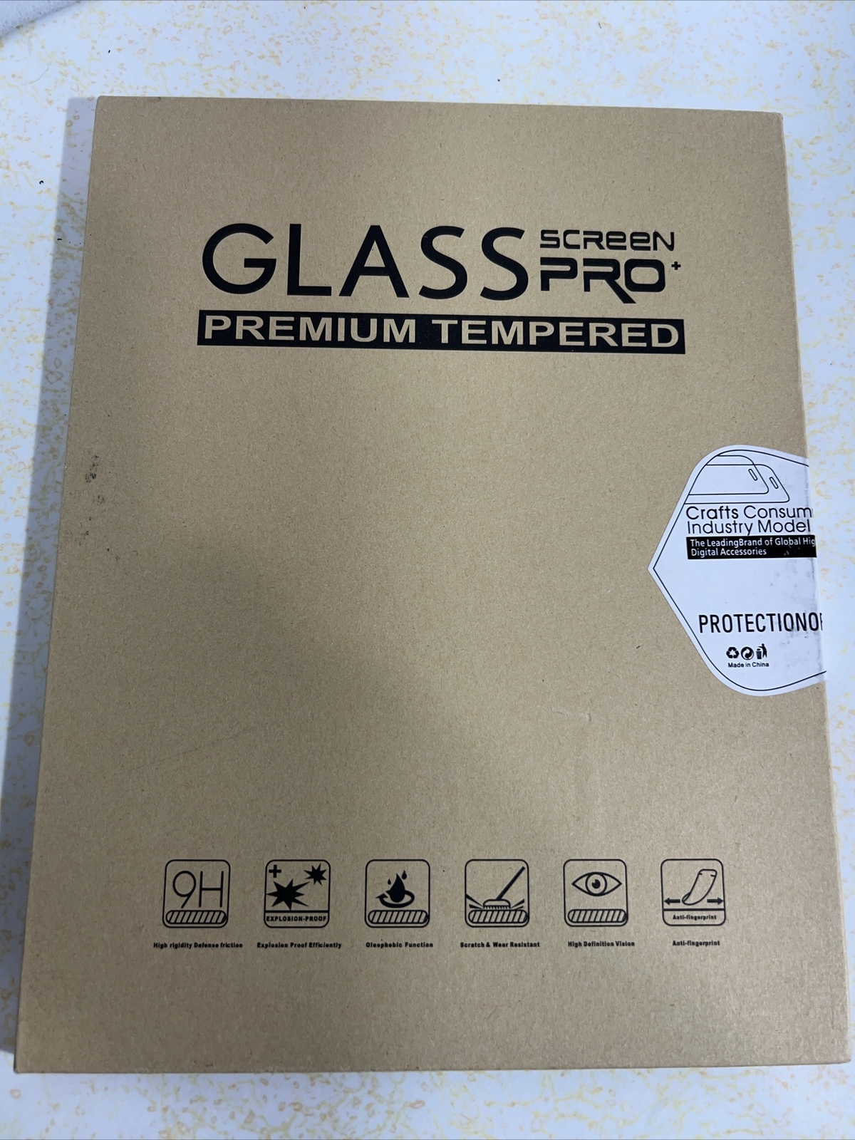 SPARIN iPad 9.7" Screen Protector apple air, one air two Zonsk tempered glass