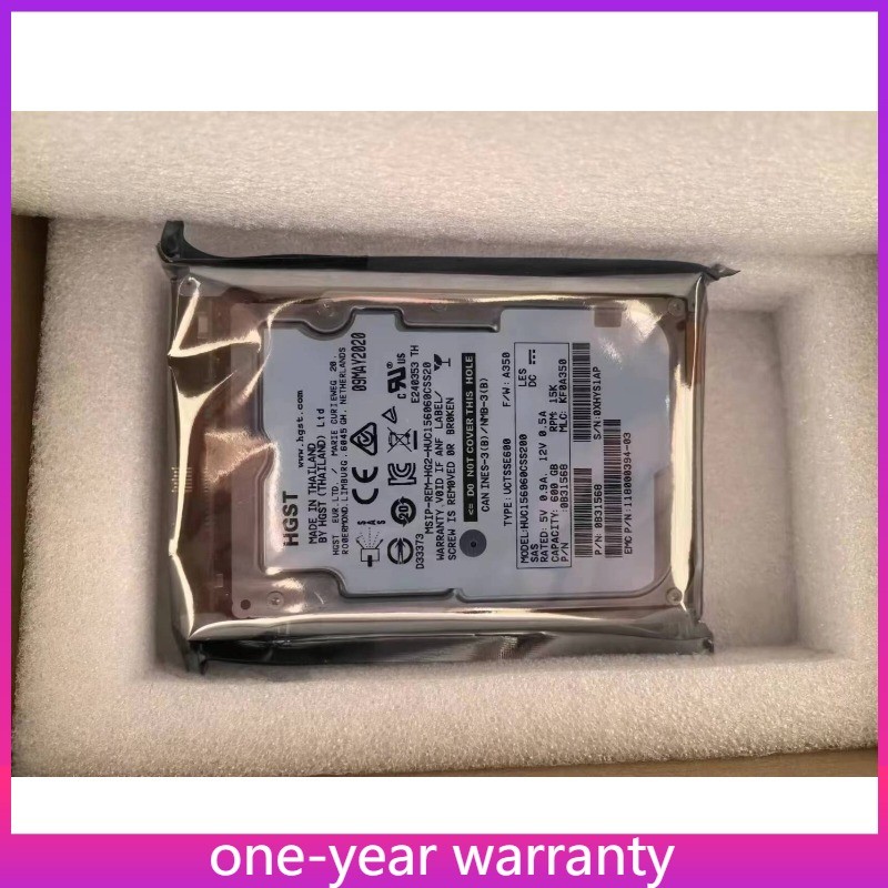 1PCS V4-2S15-600 EMC VNX 600G 15K 2.5" SAS HDD 005050936 005050847 Hard Drive N