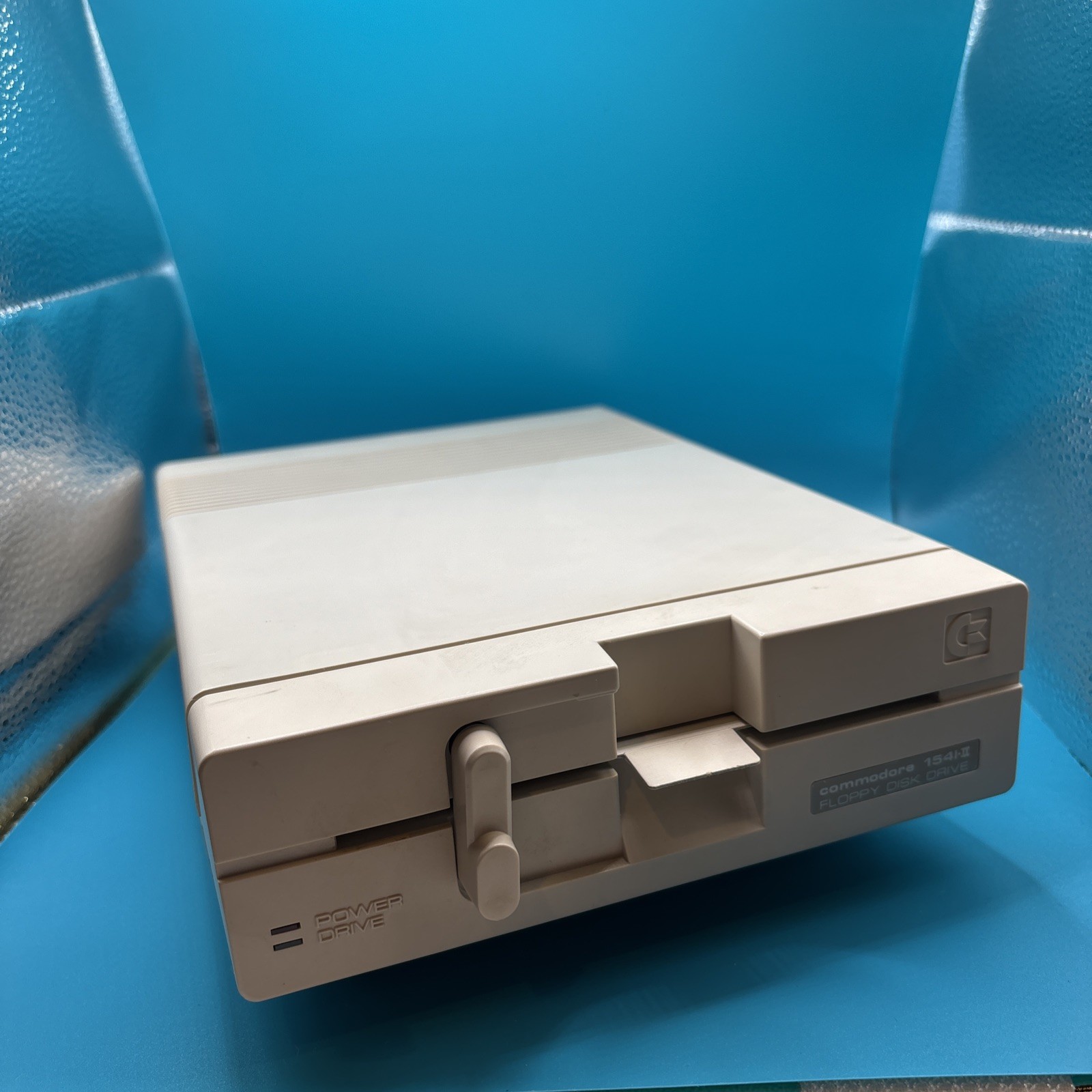 Vintage Commodore 1541-II Disc Drive used with box and power cables.  C64 64