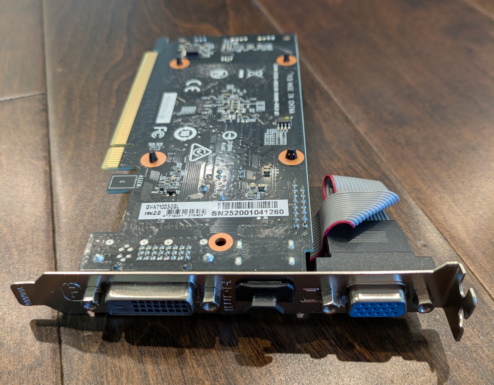 Gigabyte GeForce GT 710 2GB DDR3 Graphics Card GV-N710D3-2GL HDMI DVI VGA Tested