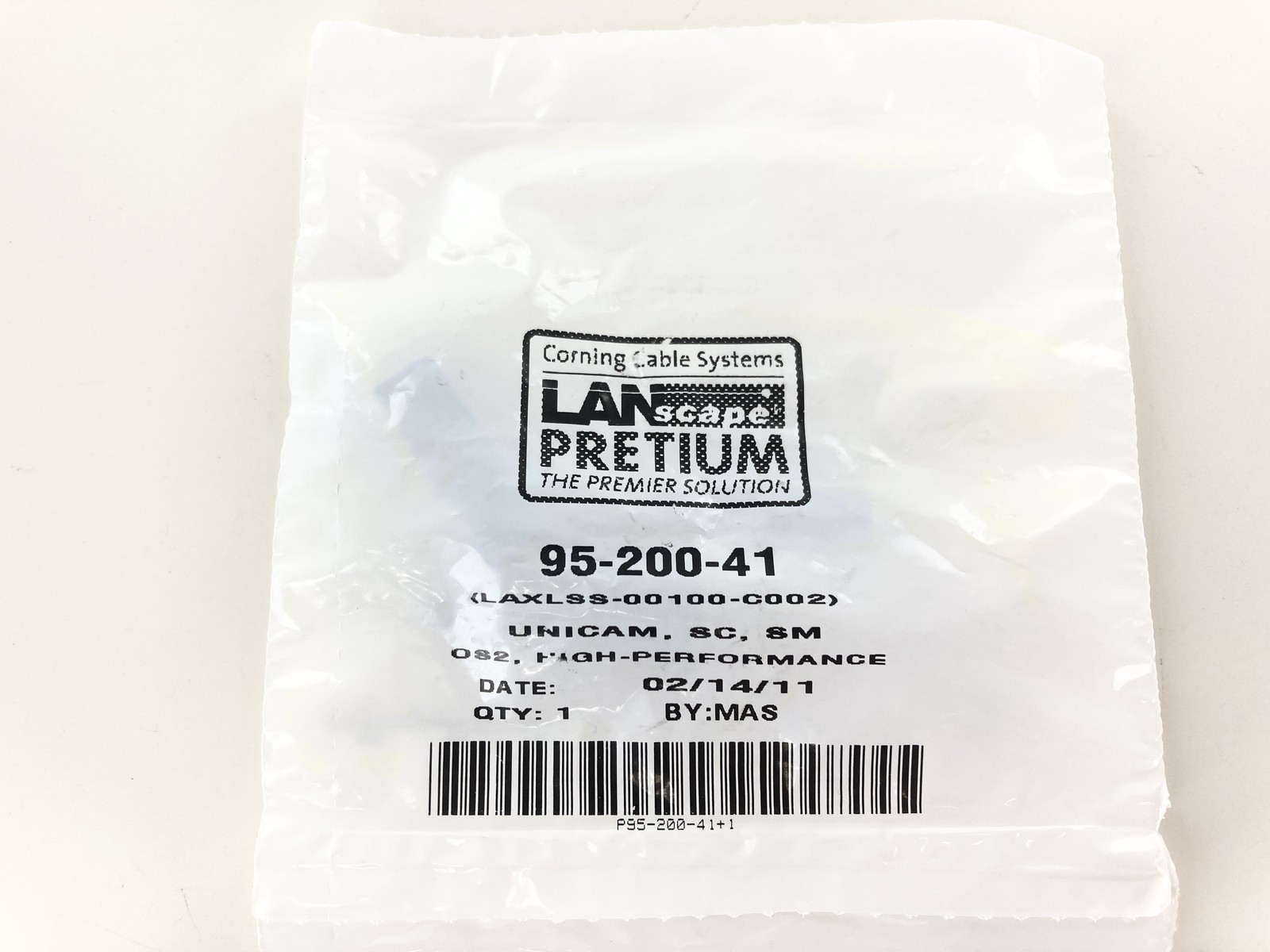 **NOS** Corning 95-200-41 Unicam SC SM Pretium Fiber Optic Connector