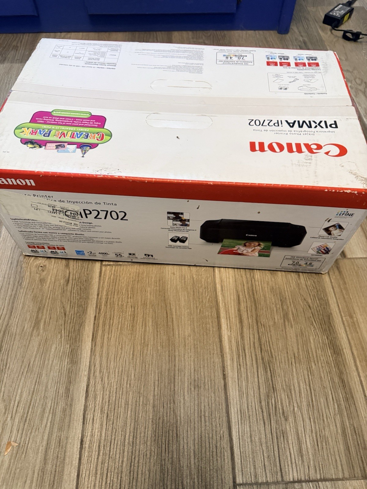 Canon PIXMA iP2702 Color Inkjet Photo Printer USB 4800x1200 DPI 4x6