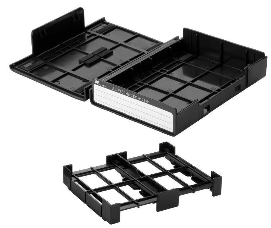 5pk - Xcellon HDC-35B Hard Drive Case for 2.5″ / 3.5″ HDD SSD External Enclosure