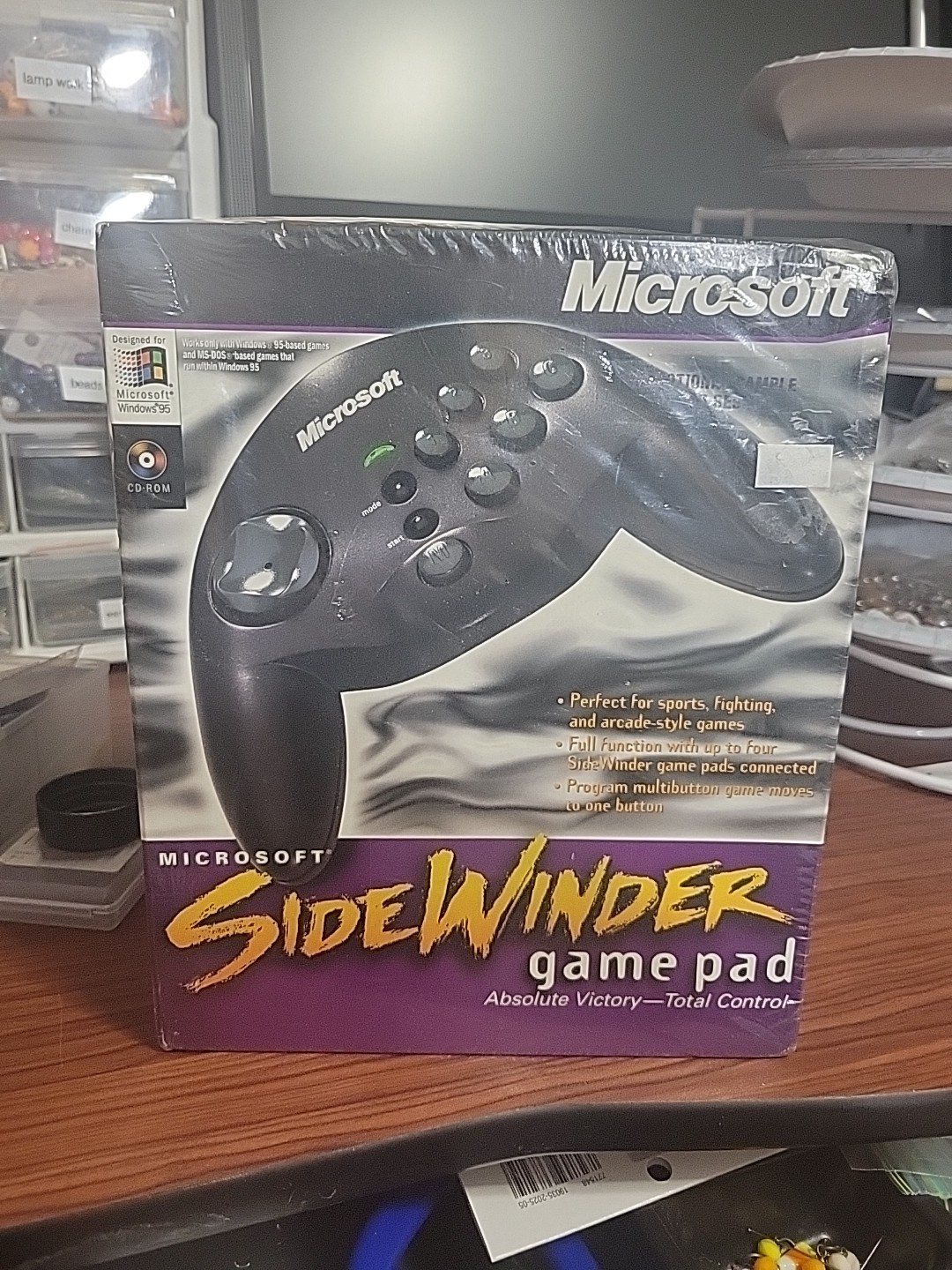 Microsoft Sidewinder Game Pad 1995 Absolute Victory-Total Control Promotional