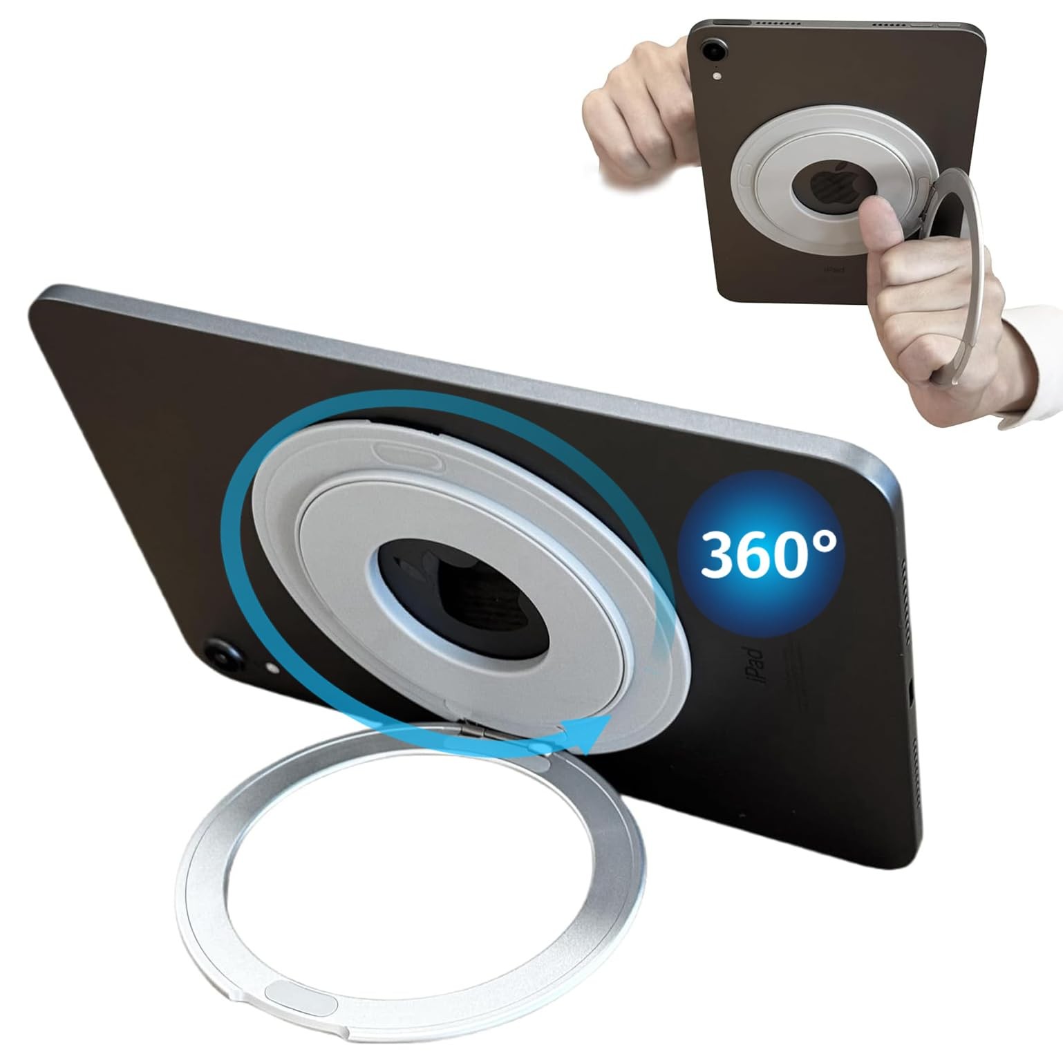 Tablet Stand Adjustable Universal Tablet Hand Holder, 360 Degrees Handle Grip...