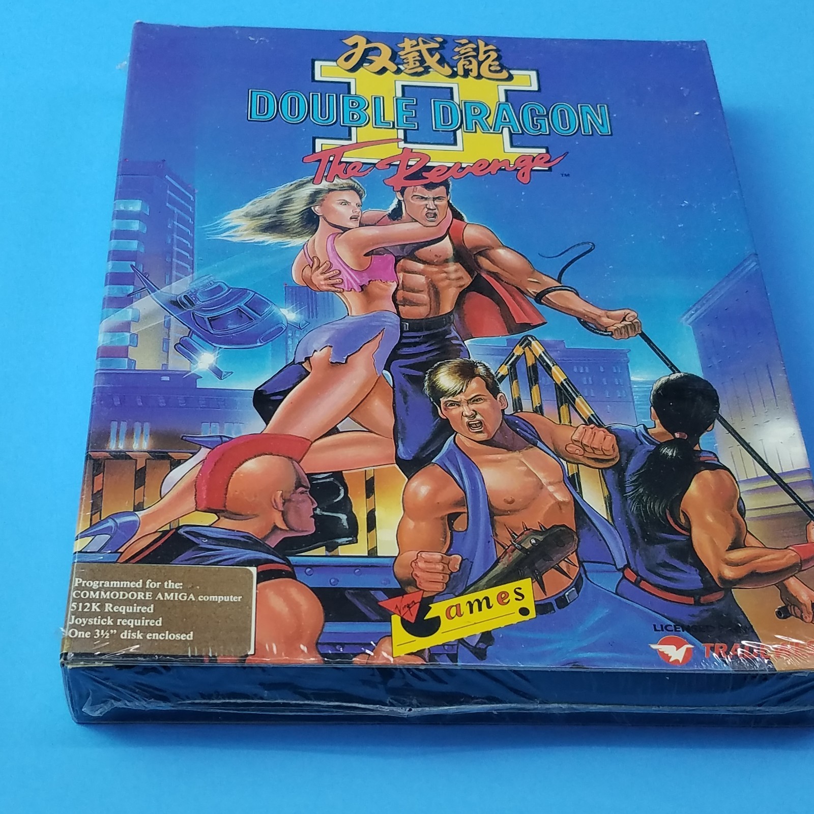 Double Dragon II the Revenge Commodore Amiga game VTG. big box brand new sealed