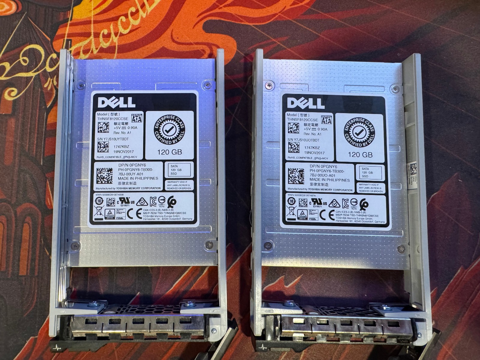 Dell THNSF8120CCSE 120GB 2.5" 6Gb/s RI SATA SSD P/N: 0PGNY6 Tested