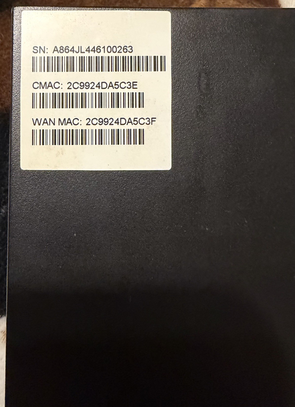 ARRIS DG3260A Dual Band 2.4GHz/5GHz Wired and Wireless Router with Power Cord