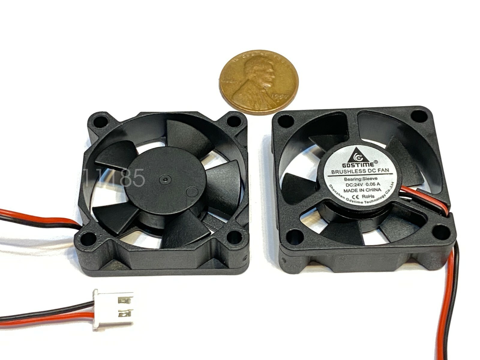 2 Pieces Gdstime 35mm 35x10mm 3510 DC 24V 2Pin mini 3d Printer Cooling Fan