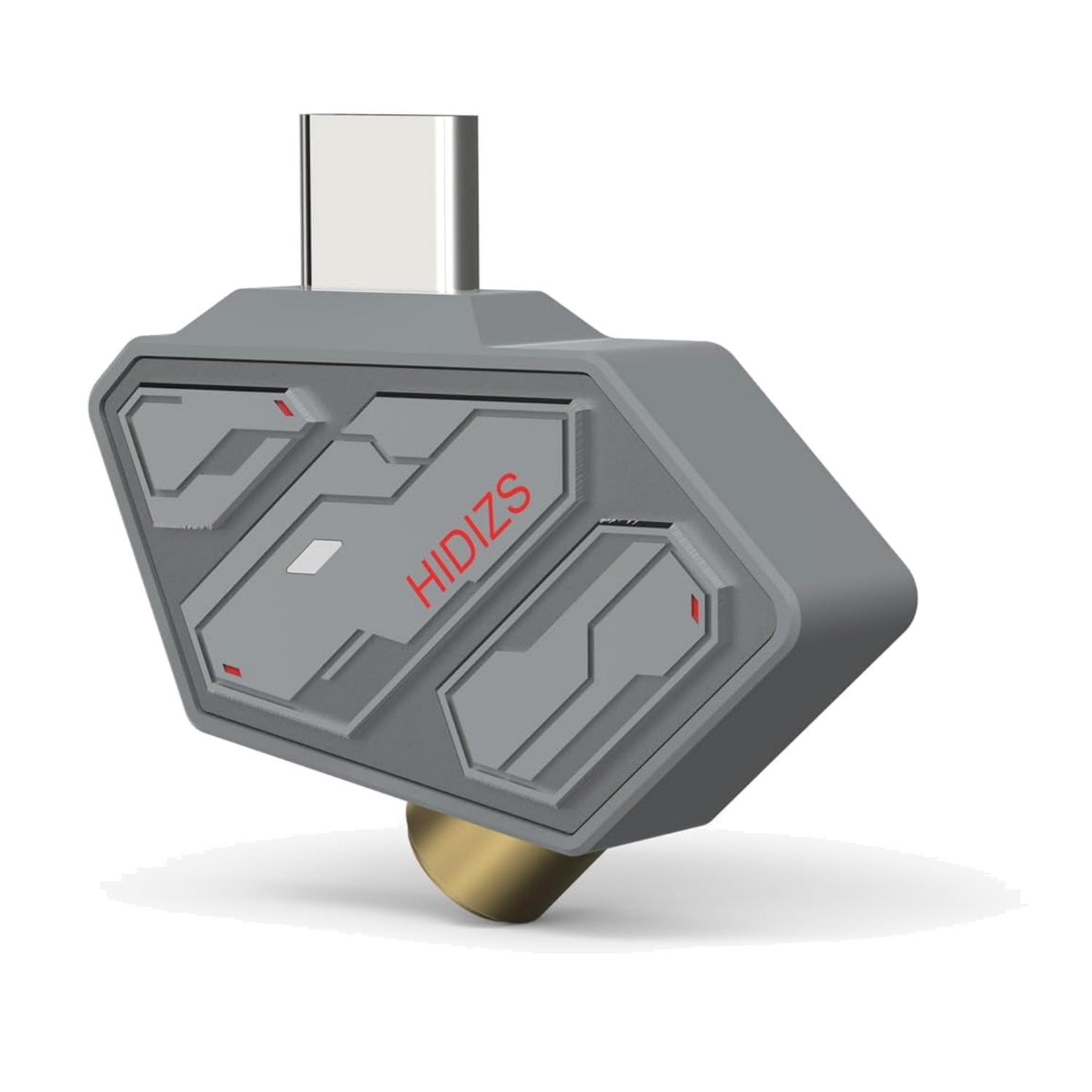 High-Quality USB-C DAC Dongle with Flexible Compatibility and Zero Delay, Grey
