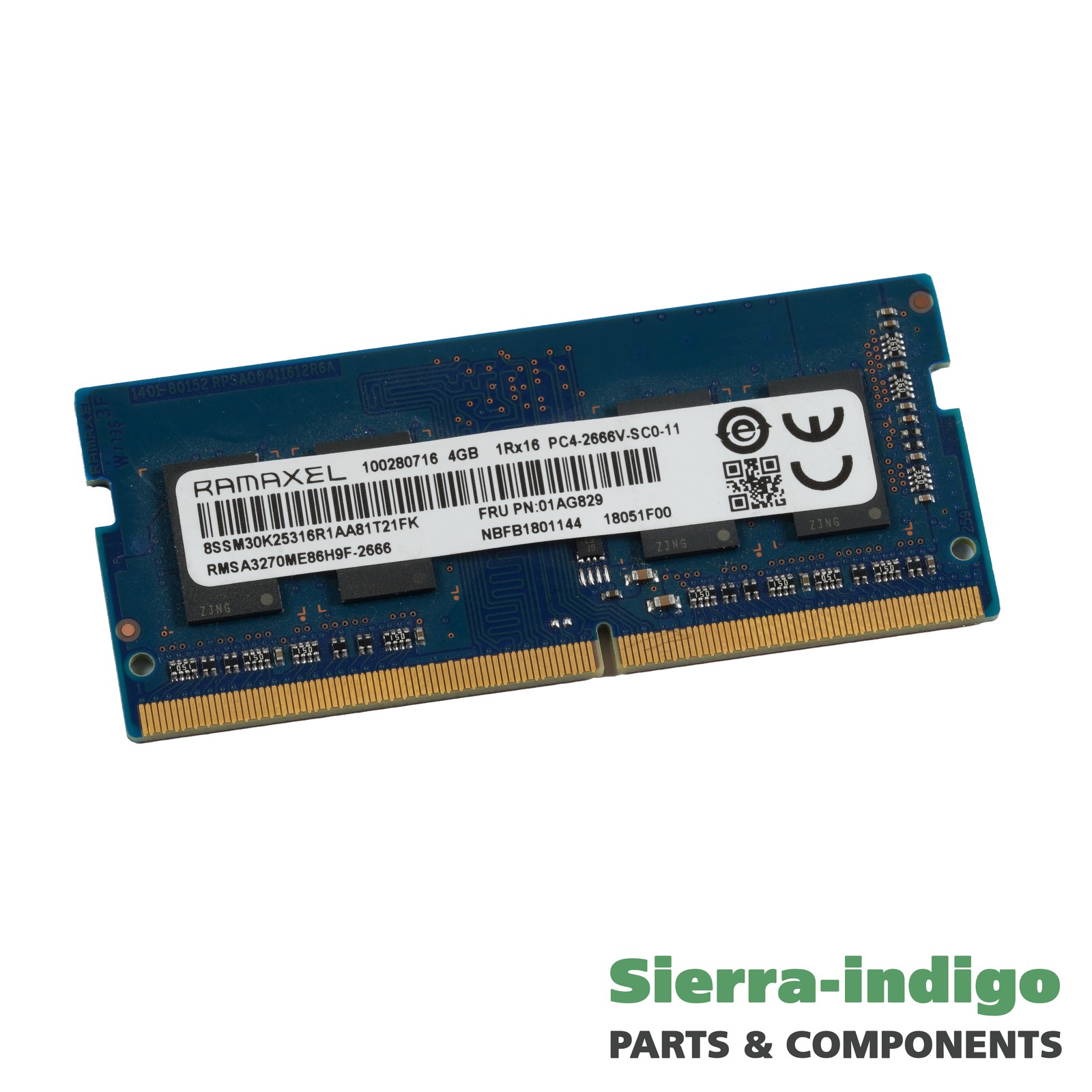 Ramaxel RMSA3270ME86H9F-2666 4GB 1Rx8 PC4-2666V-SC0-11 SODIMM Memory RAM