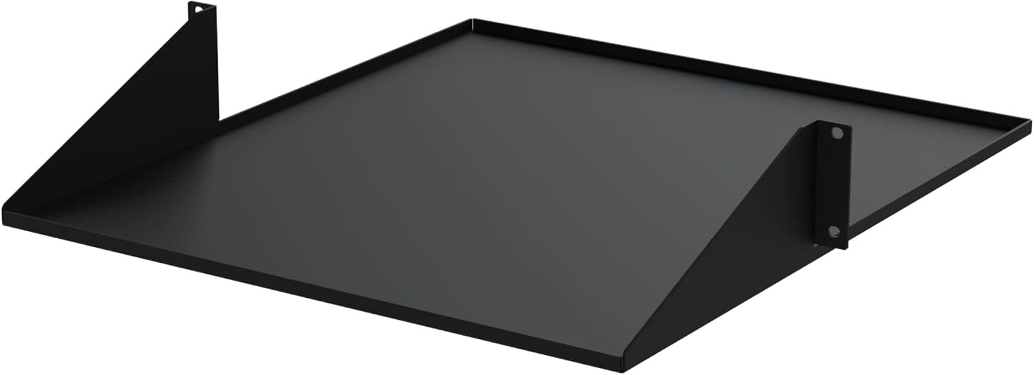 StarTech 2U 2-Post Center-Mount Rack Shelf 20in 75lb 34kg (CABSHF2POST2) | 19in