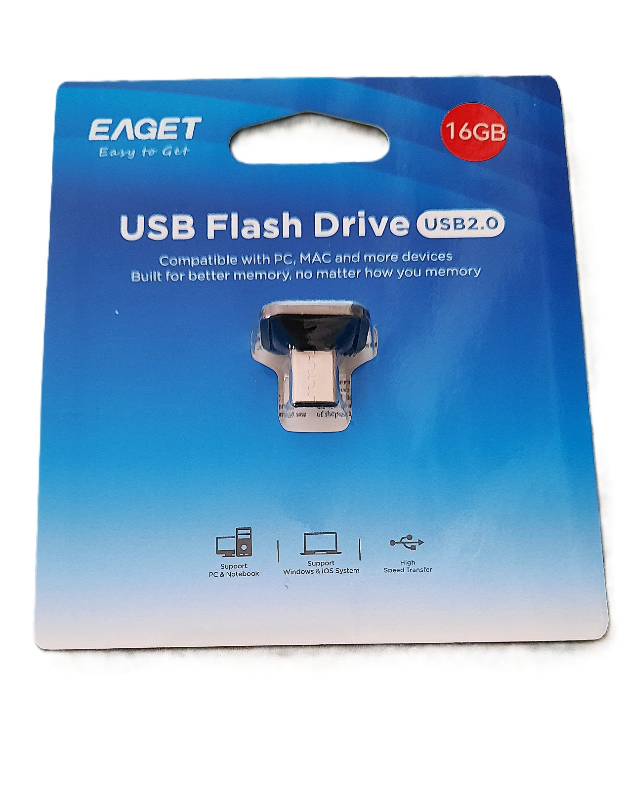 EAGET 16GB Mini Car Type-C USB 2.0 Flash Drive