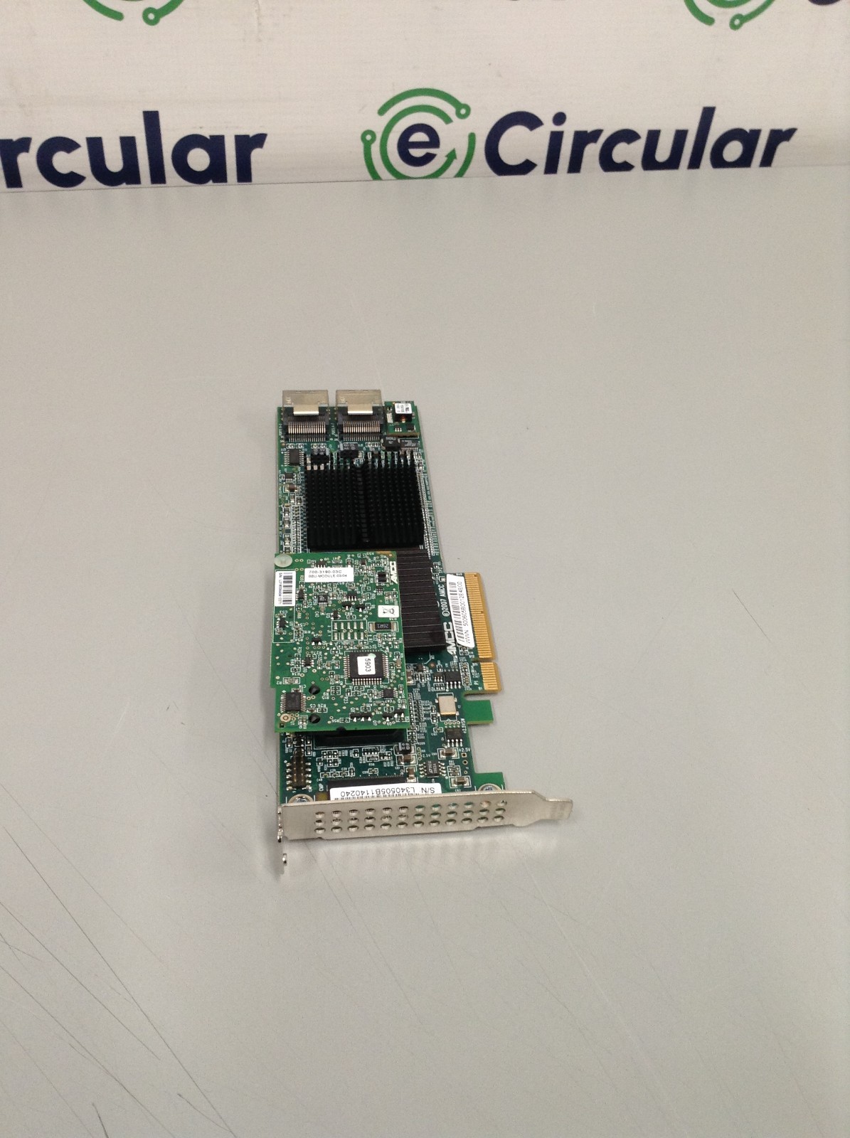 AMCC 700-3405-00P 9690SA-8i RAID Controller PCIe x8 Card with 700-3190-03c BBU