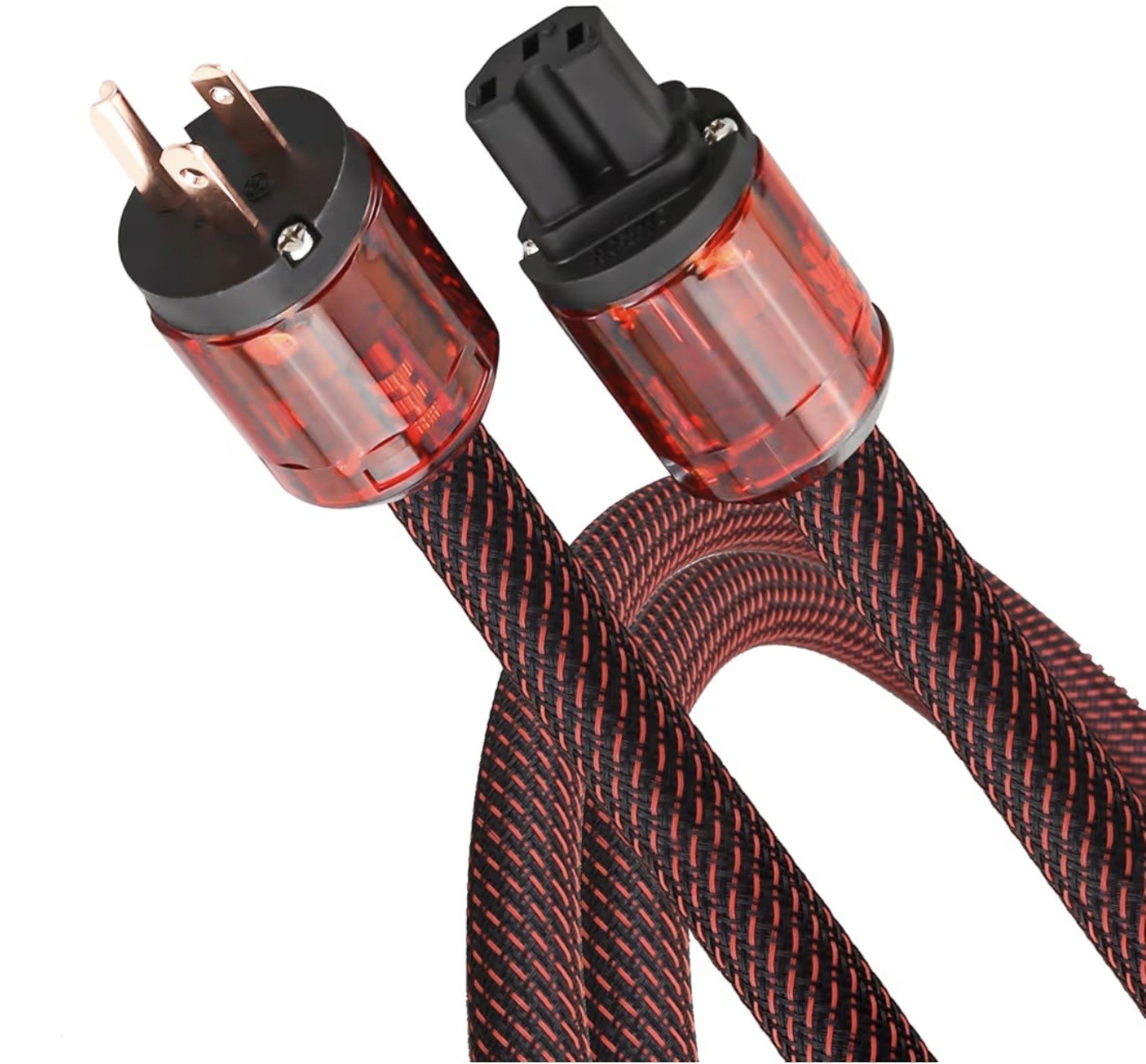 Audiocrast HPC01 Hifi Power Cable, 3.3Ft, 125V 15A, Hi-End Amplifier Power Cord