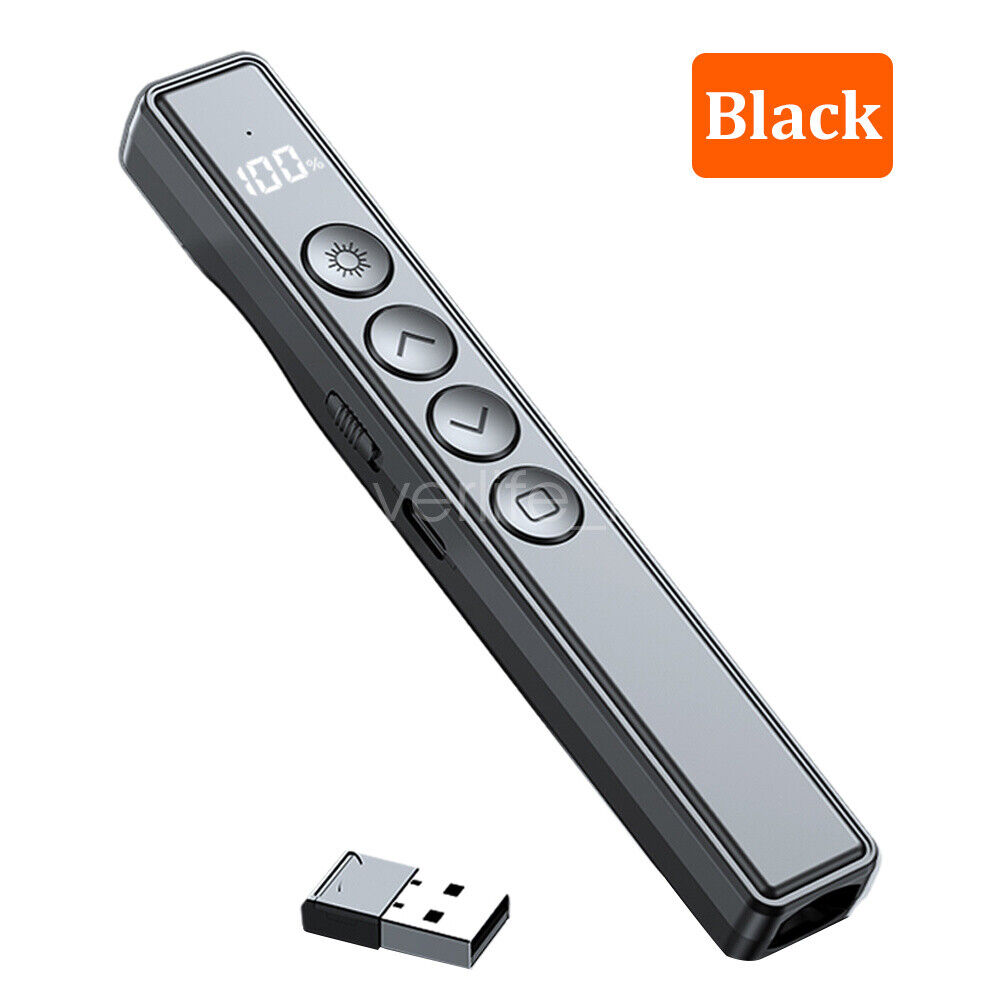Presentation Clicker with Laser Pointer for Presentations, 2.4GHz Powerpoint US