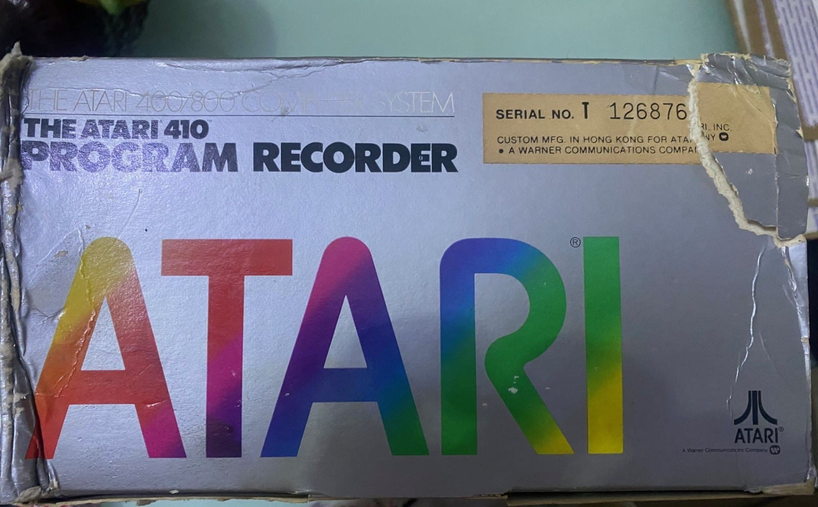 The Atari 410 Program Recorder For Computer System 400/800  NEW Open box