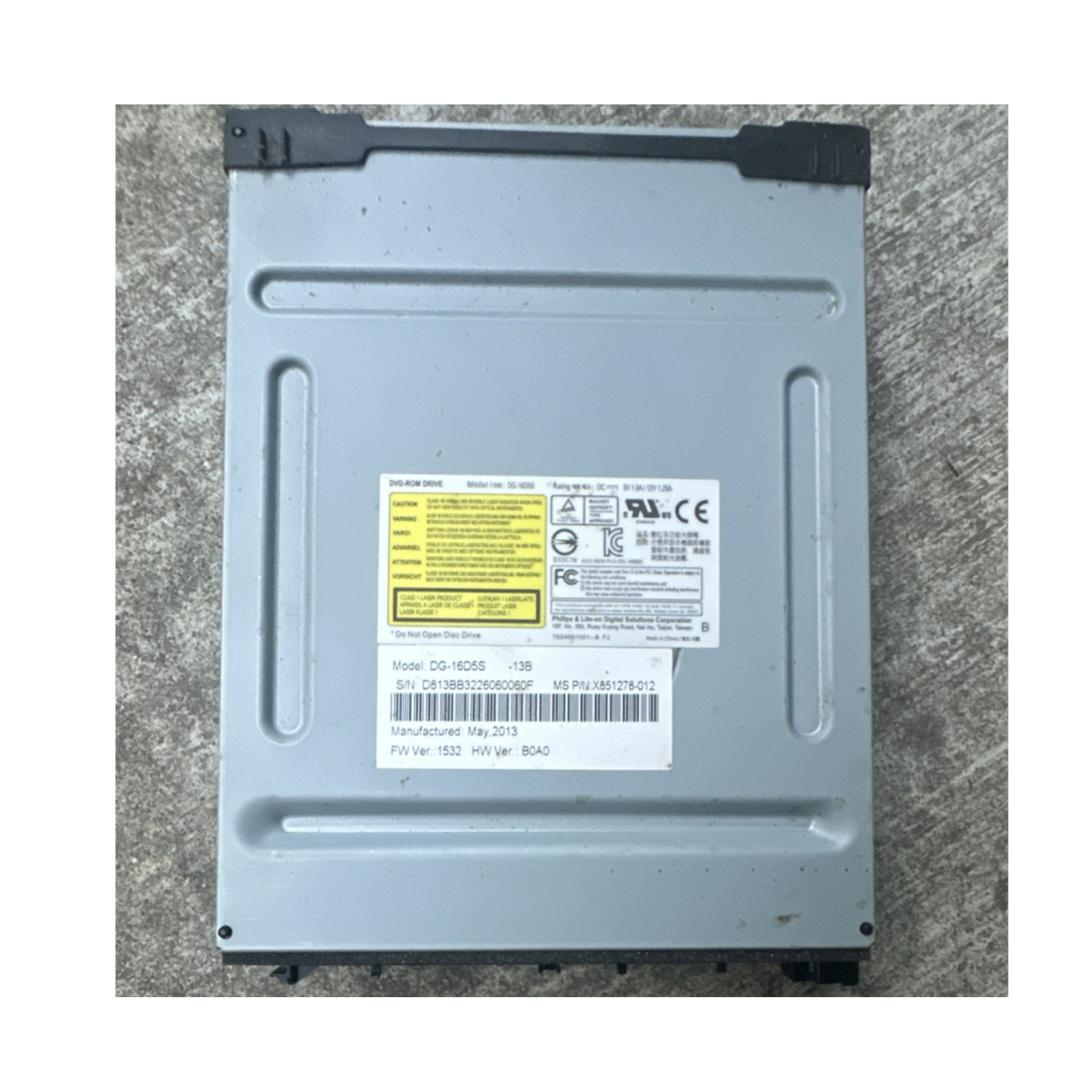 Philips & Lite-On Digital Solutions Laptop Internal DVD-ROM DG-16D5S