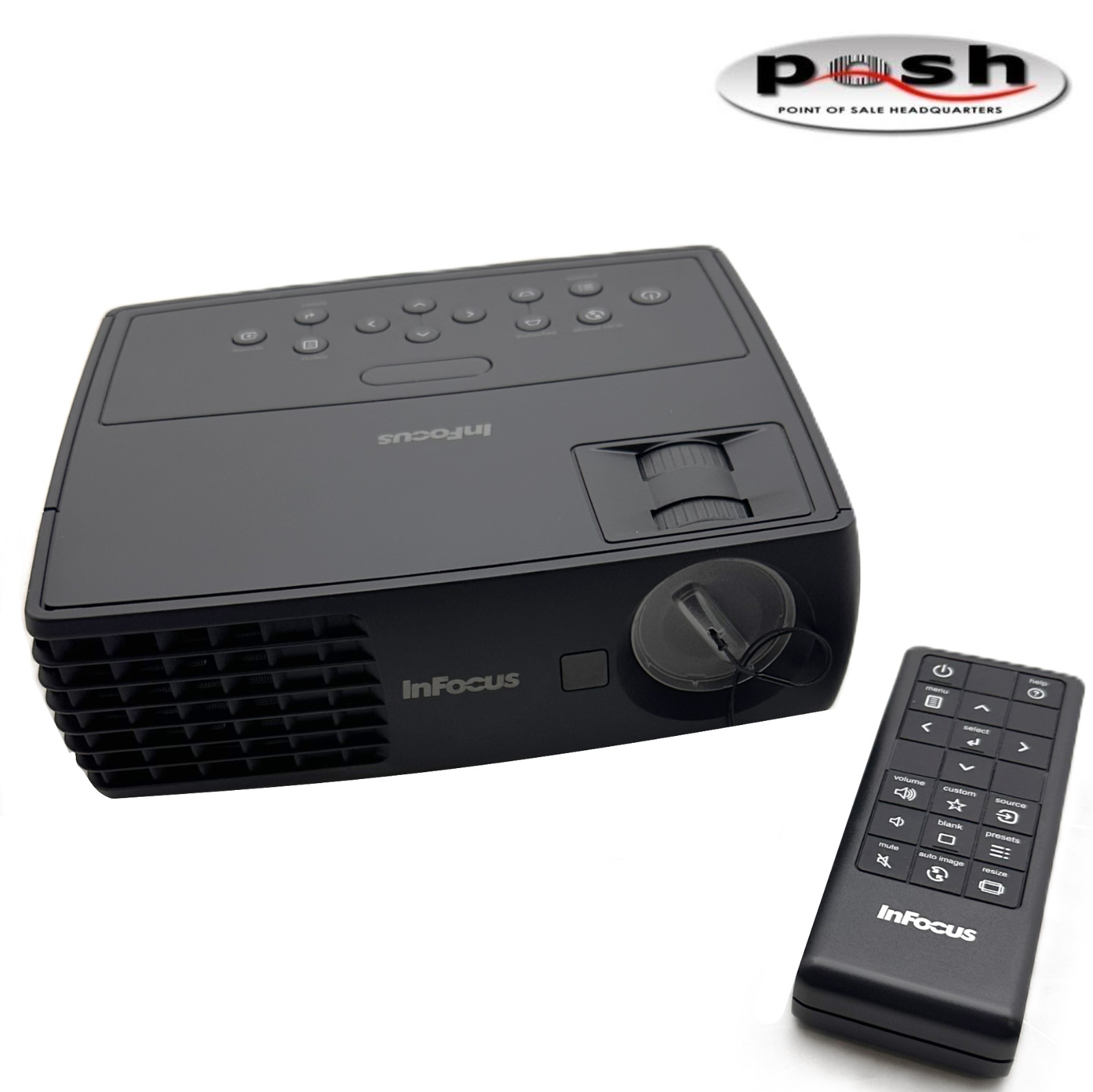 InFocus IN1112 DLP Projector w/ Carrying Case, cables, Remote Control
