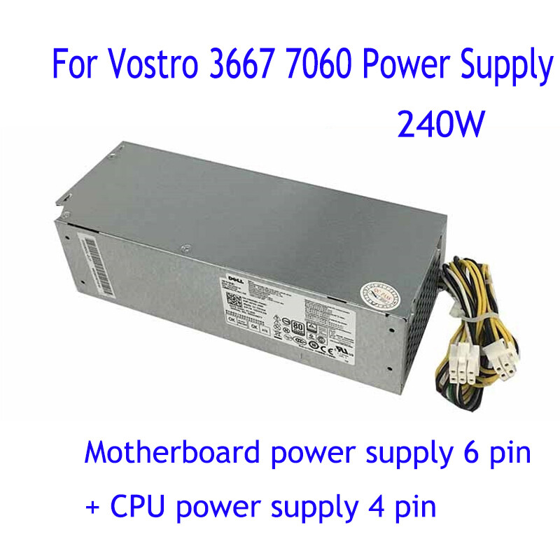 AC240ES-02 240W/360W/500W For Dell Vostro 3667 3668 3268 Desktop Power Supply