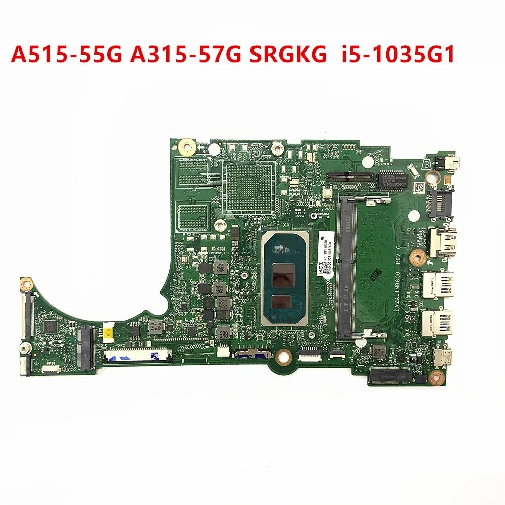For ACER Aspire 5 A515-55 A515-57 Laptop Motherboard DAZAUIMB8C0 i5-1035G1