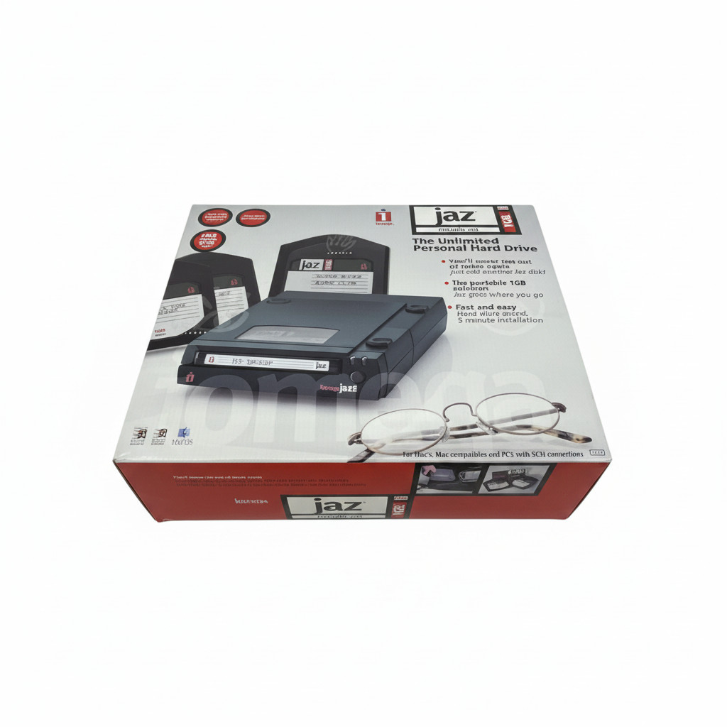 Iomega Jaz 1GB Portable SCSI Drive External Storage Vintage Boxed 10134