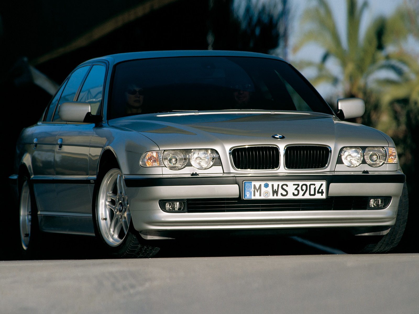 Cars 1999 01 bmw 740d Desk Mat Stitched