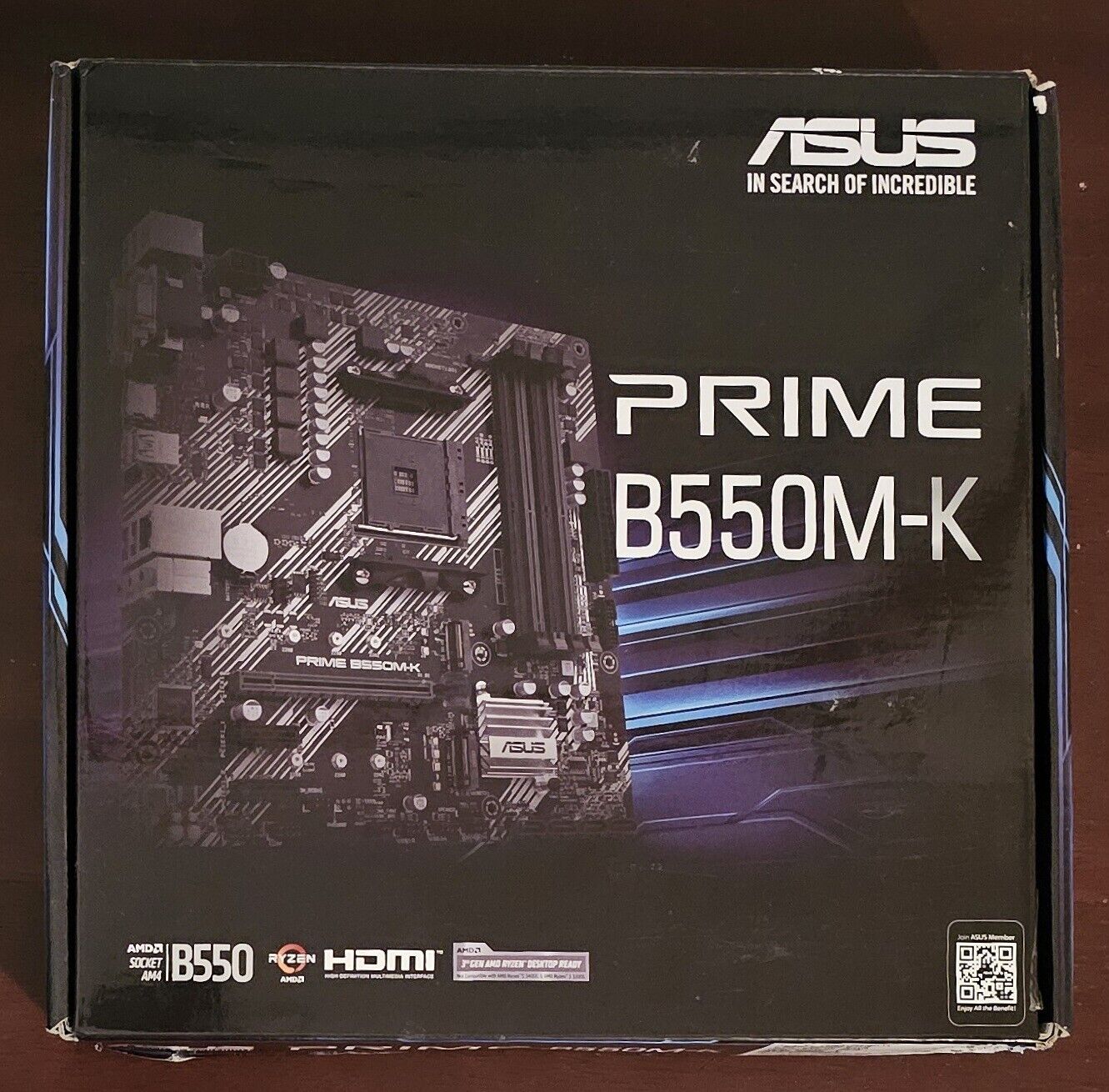 **LATEST BIOS** ASUS PRIME B550M-K AMD Ryzen 5000 AM4 MicroATX Motherboard
