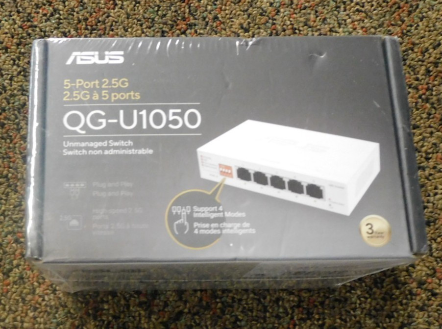 Asus QG-U1050 Ethernet Switch (qgu1050) New/Sealed