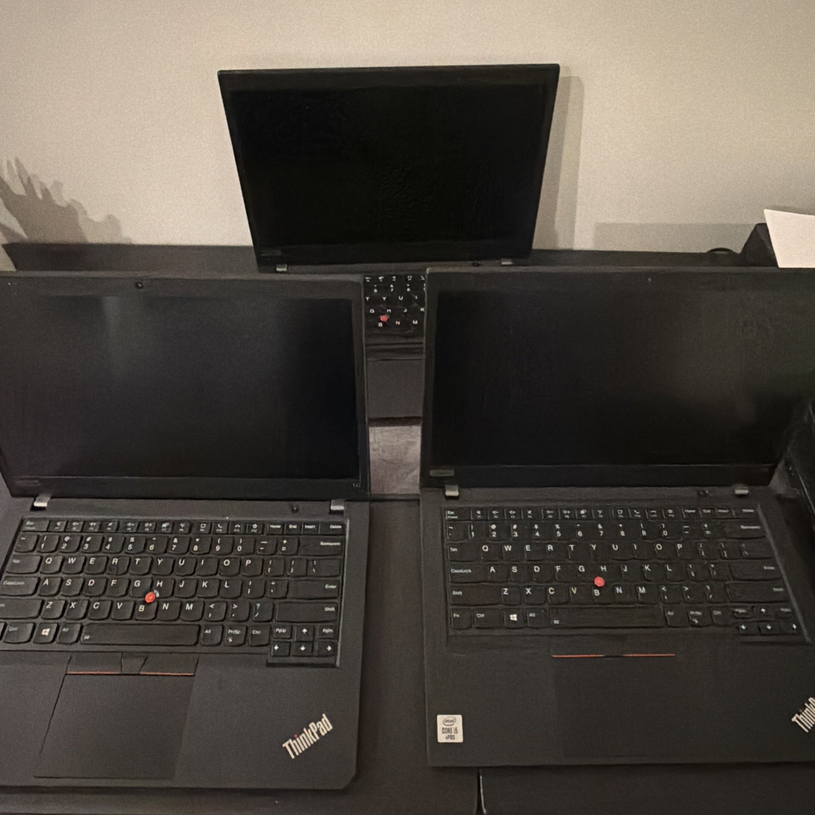 Lot of 3 Lenovo ThinkPad T14 Gen 1 i5-10310U 8GB NO SSD/OS/Charger READ DES