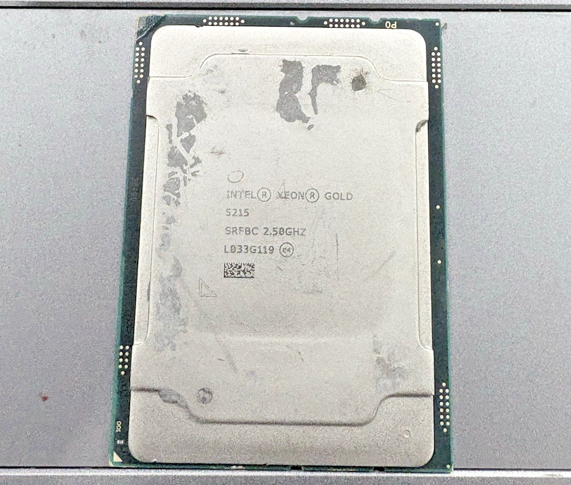 Intel Xeon Gold 5215 SRFBC 2.5GHz 10-Core 13.75MB LGA3647 CPU Processor