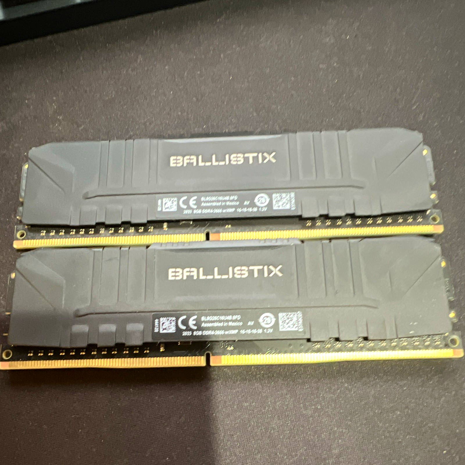 Crucial Ballistix 16GB (2x8GB) DDR4-2666 PC4-21300 288-Pin DIMM XMP