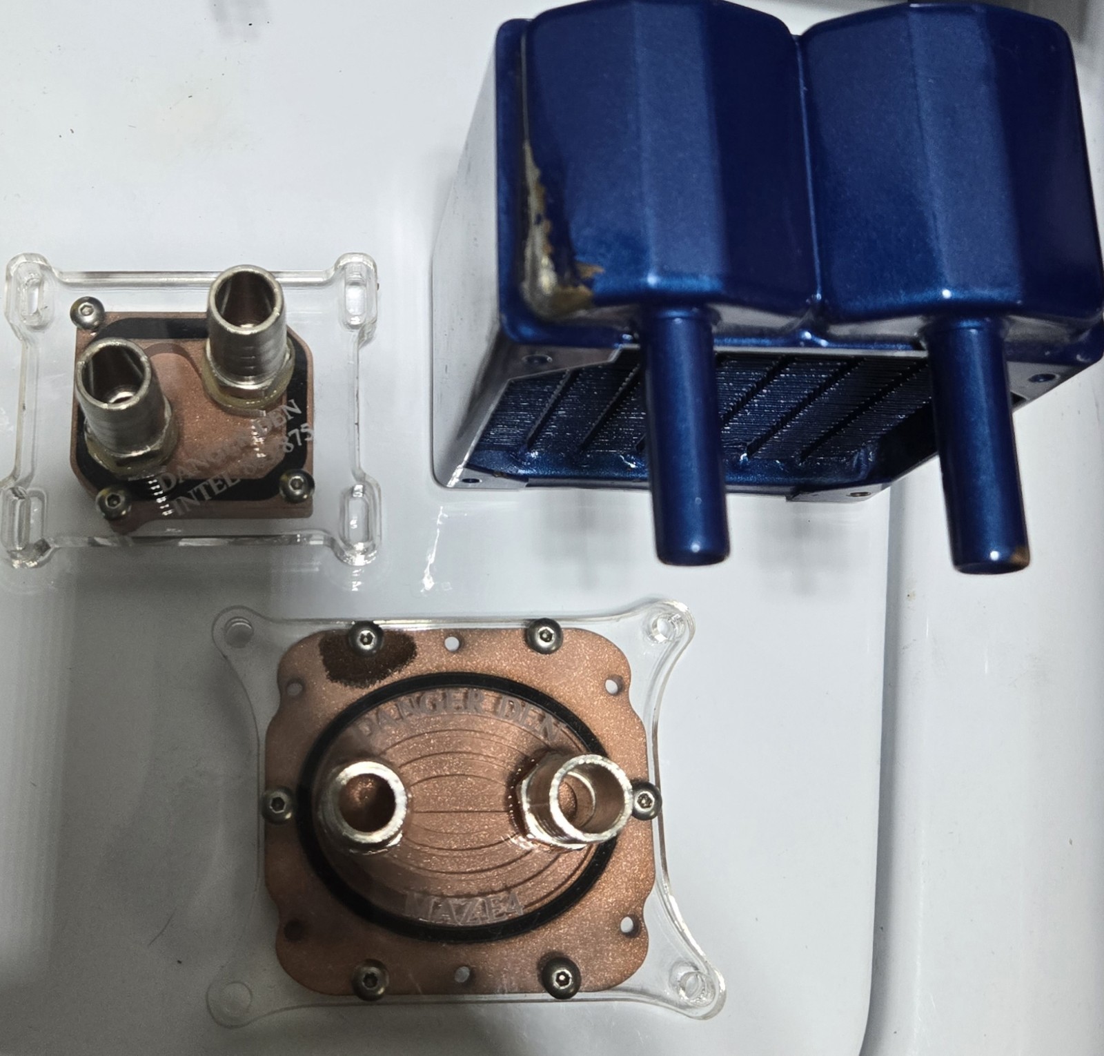 Danger Den  Maze 4 Copper Water Cooling Blocks