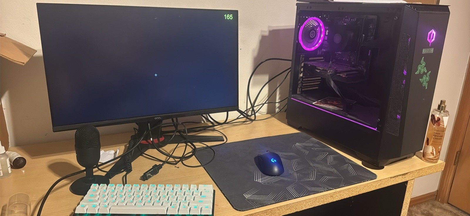 Pc,keyboard,mouse,mic monitor
