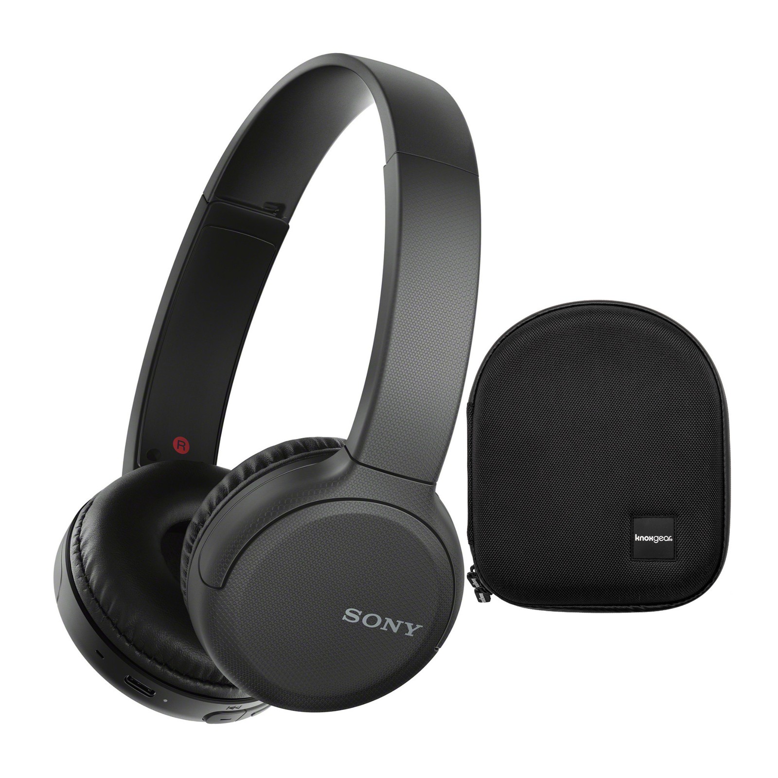 Sony WH-CH520 Wireless On-Ear Headphones Protective Case (Black)