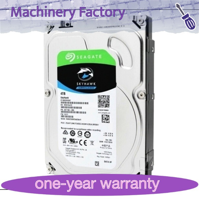 New Seagate Skyhawk ST4000VX007 4TB 5900U/Min 64MB SATA III 3.5'' HDD Hard Drive