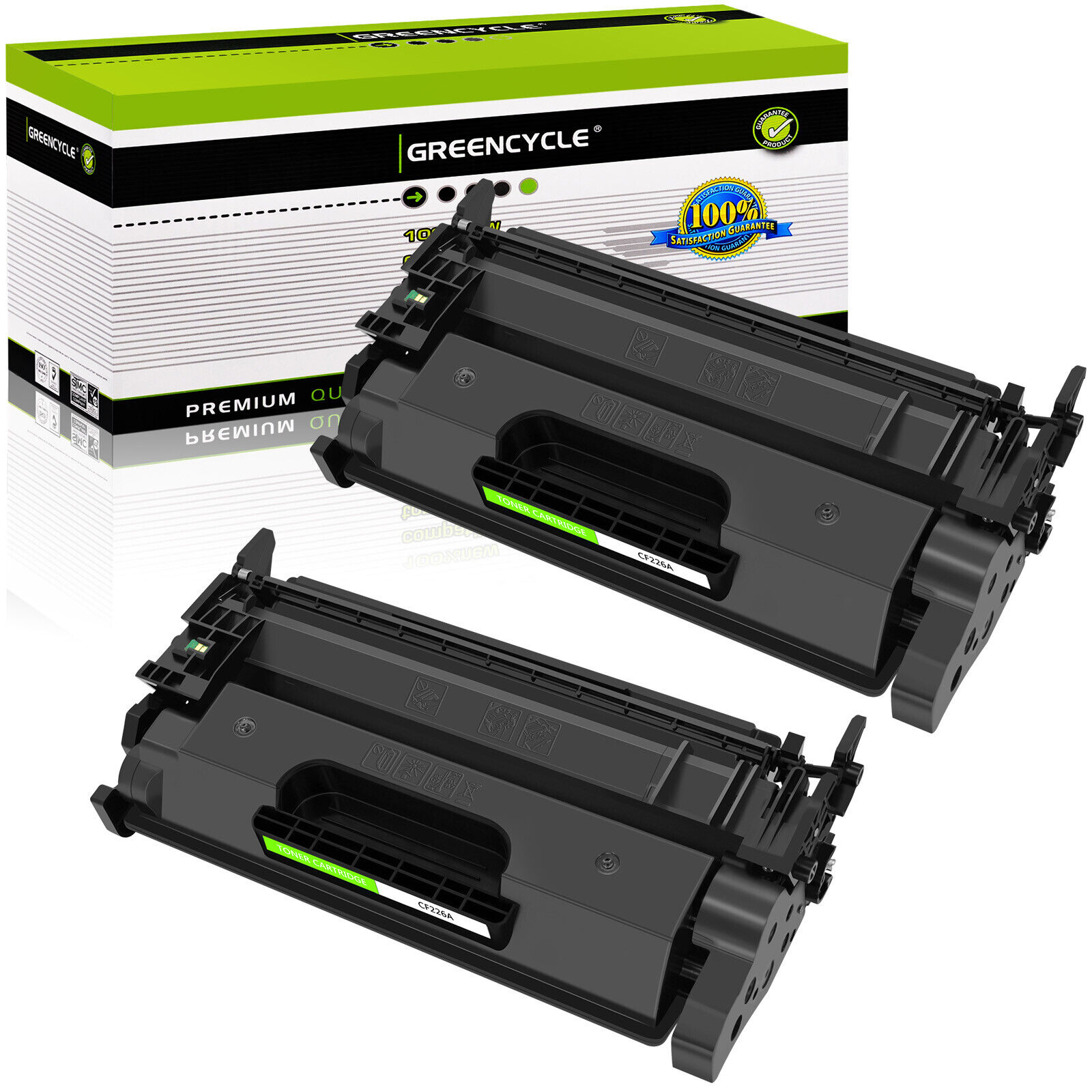 2× CF226A Ink Toner Cartridges fits HP 26A LaserJet Pro M402dn M426fdw MFP Black
