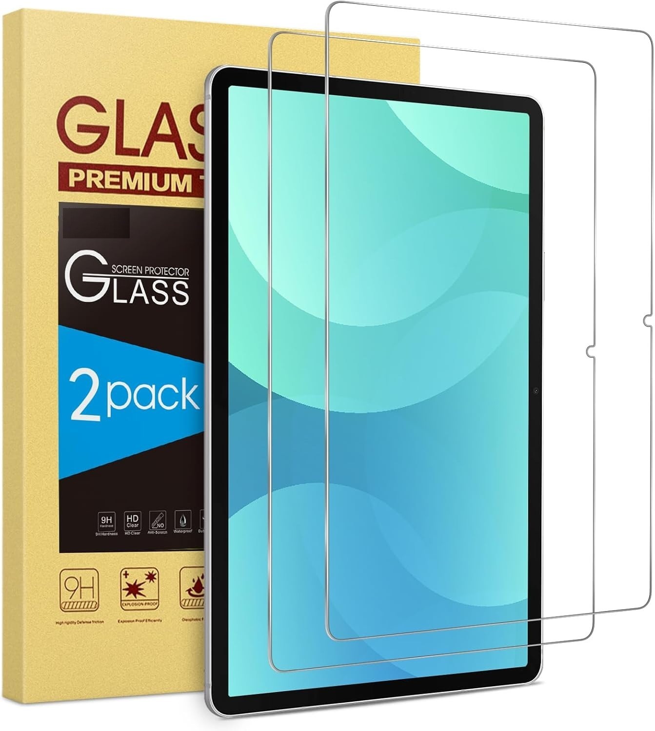 2 PCS Glass Screen Protector for Samsung Galaxy Tab S11 5G 11 Inch SM-X730/X736B