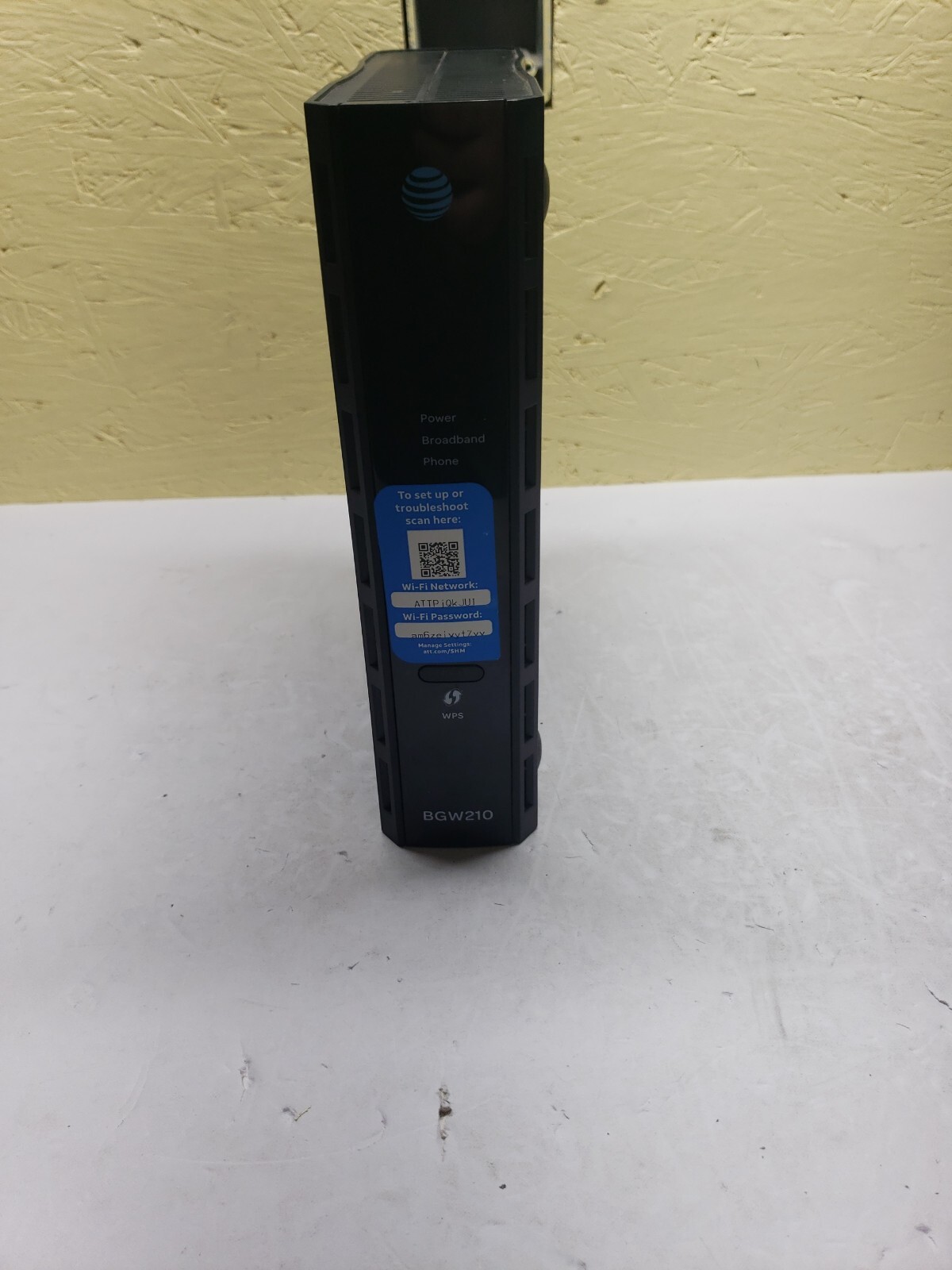 AT&T BGW210 Wi-Fi Modem NO POWER ADAPTER