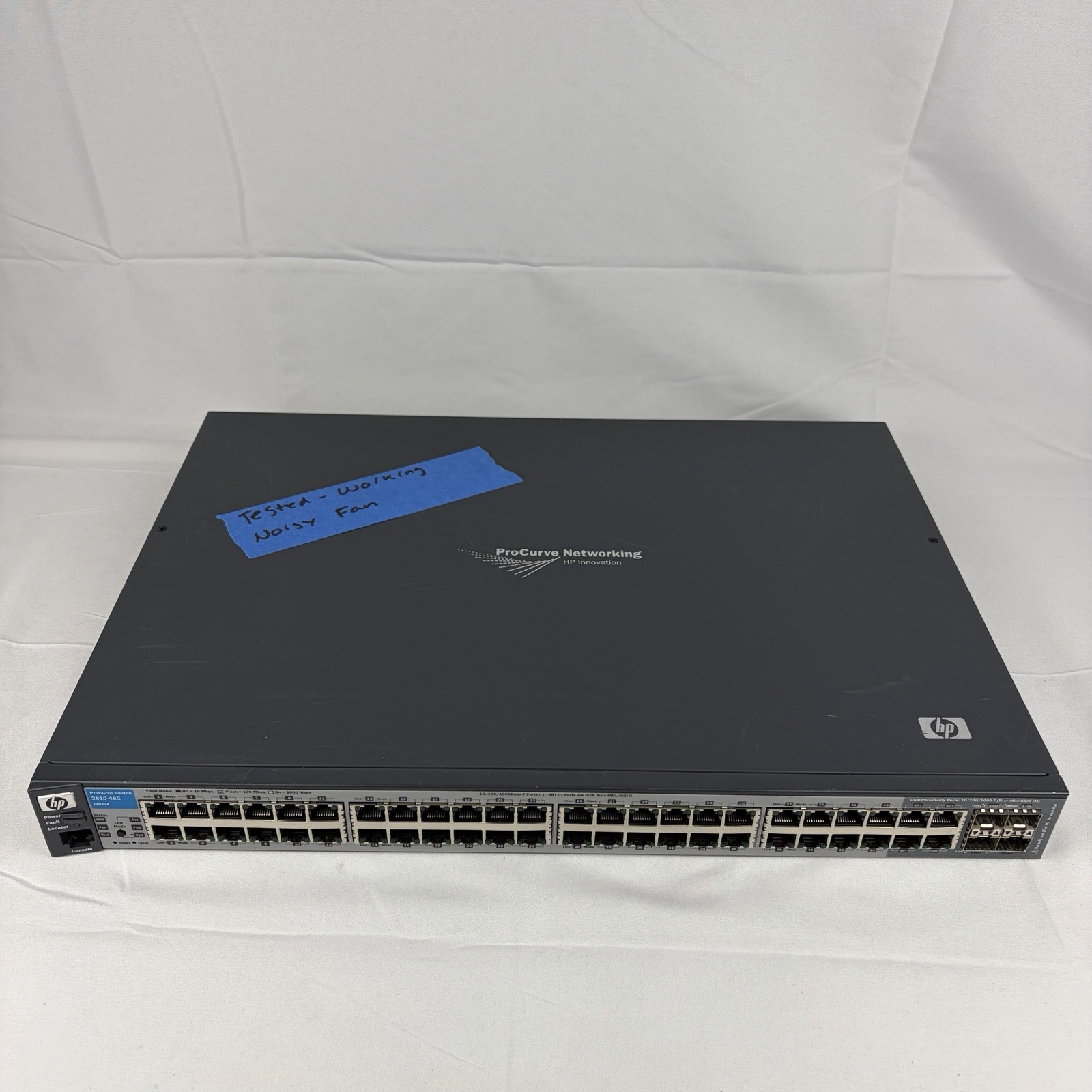 HP ProCurve J9022A 2810-48G 48-Port Gigabit Ethernet Switch w/Power Cord