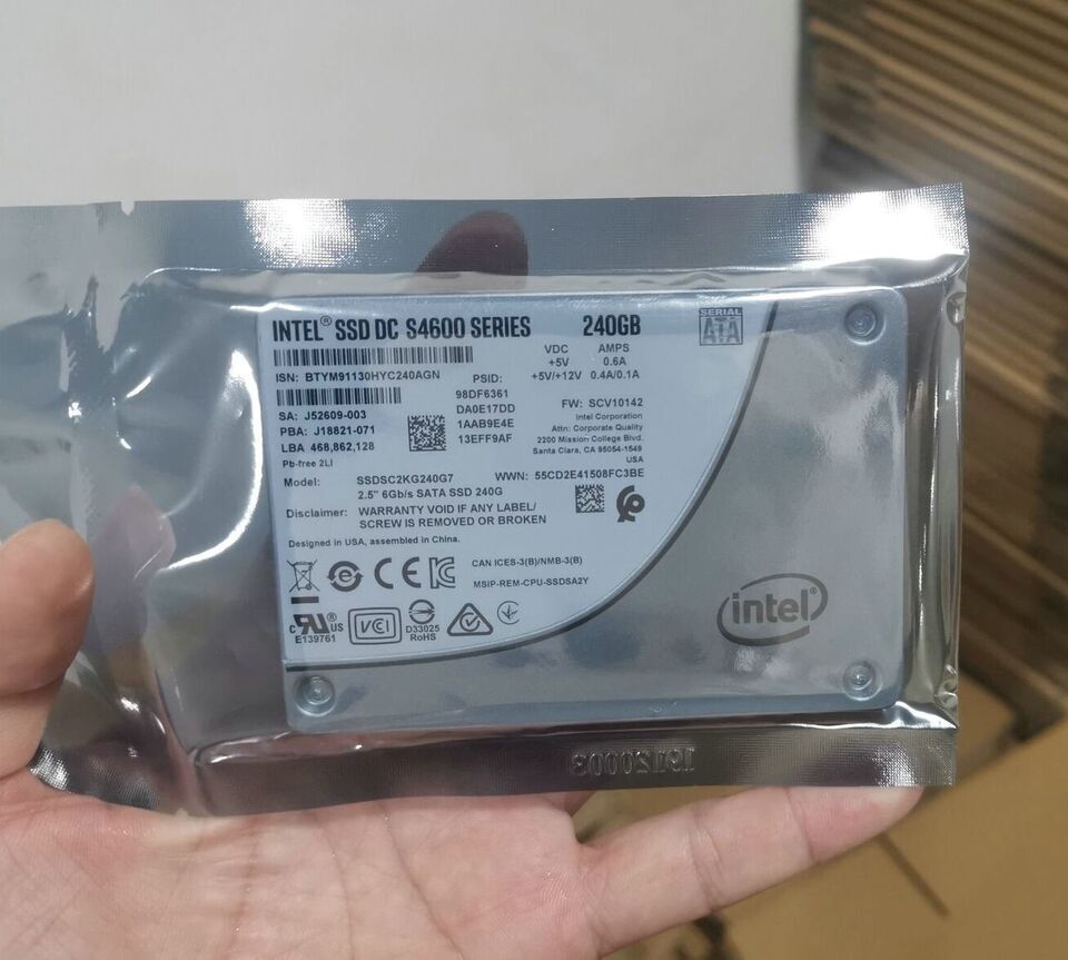 Compatible Intel SSD DC S4600 Series 240GB SSDSC2KG240G7 2.5" SATA III SSD