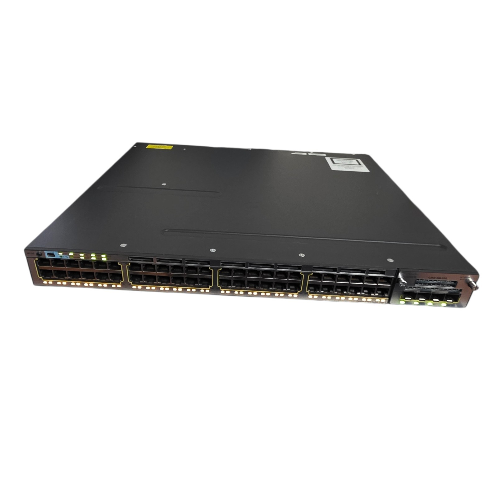 Cisco Catalyst 3750-X 48-Port PoE+ Gigabit Managed Switch w/ C3KX-NM-10G